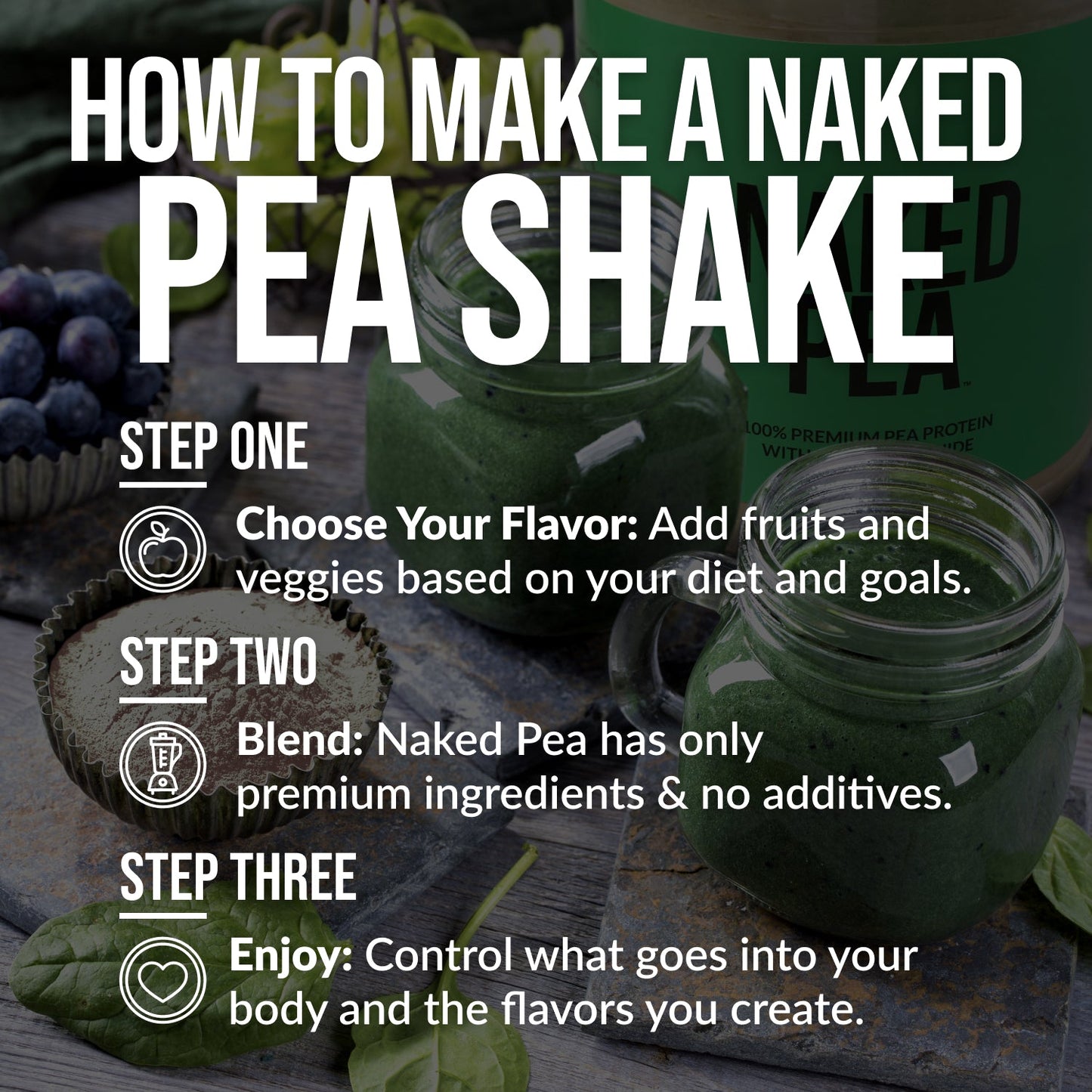 Double Chocolate Pea Protein Powder - Double Chocolate for Simple Daily Protein Routines