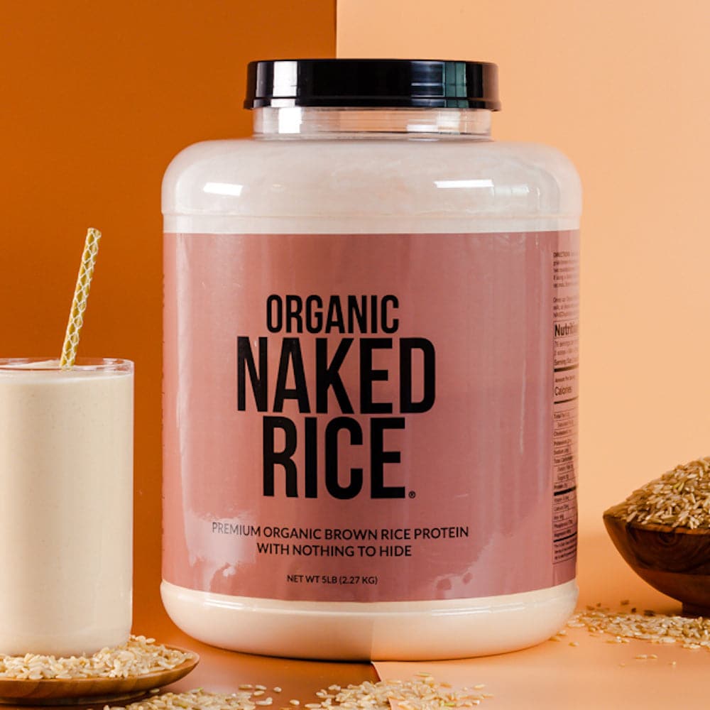 Organic Brown Rice Protein Powder - 5LB Unflavored for Simple Daily Protein Routines