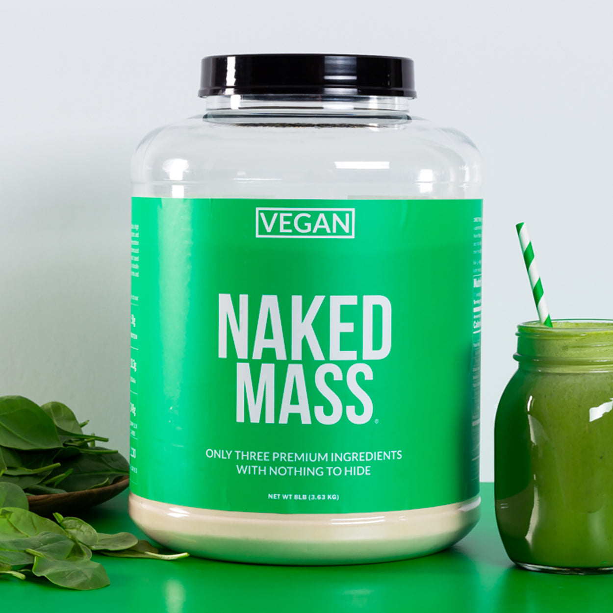 Double Chocolate Vegan Mass Gainer Supplement - Double Chocolate (Vegan) Made for Simple High-Calorie Drink Routines