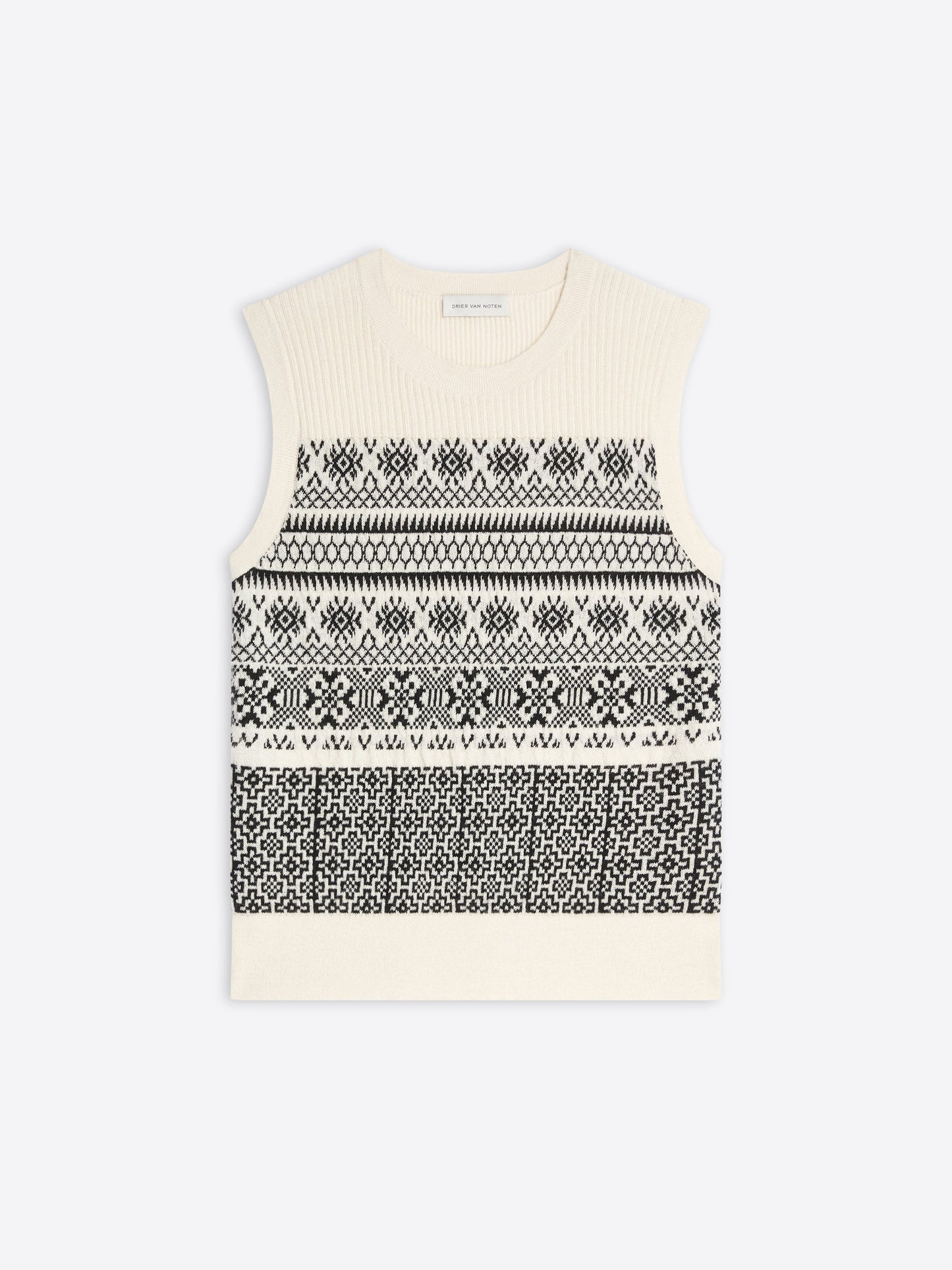 Jacquard Wool Sweater