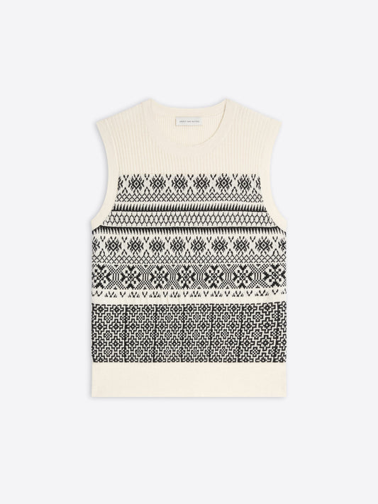 Jacquard Wool Sweater