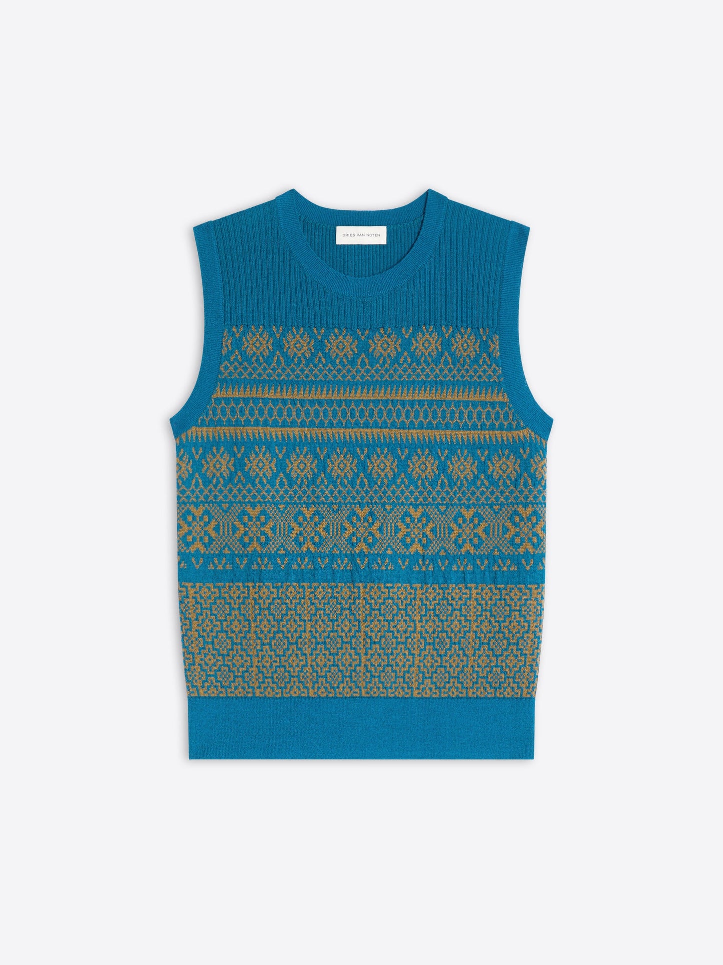 Jacquard Wool Sweater