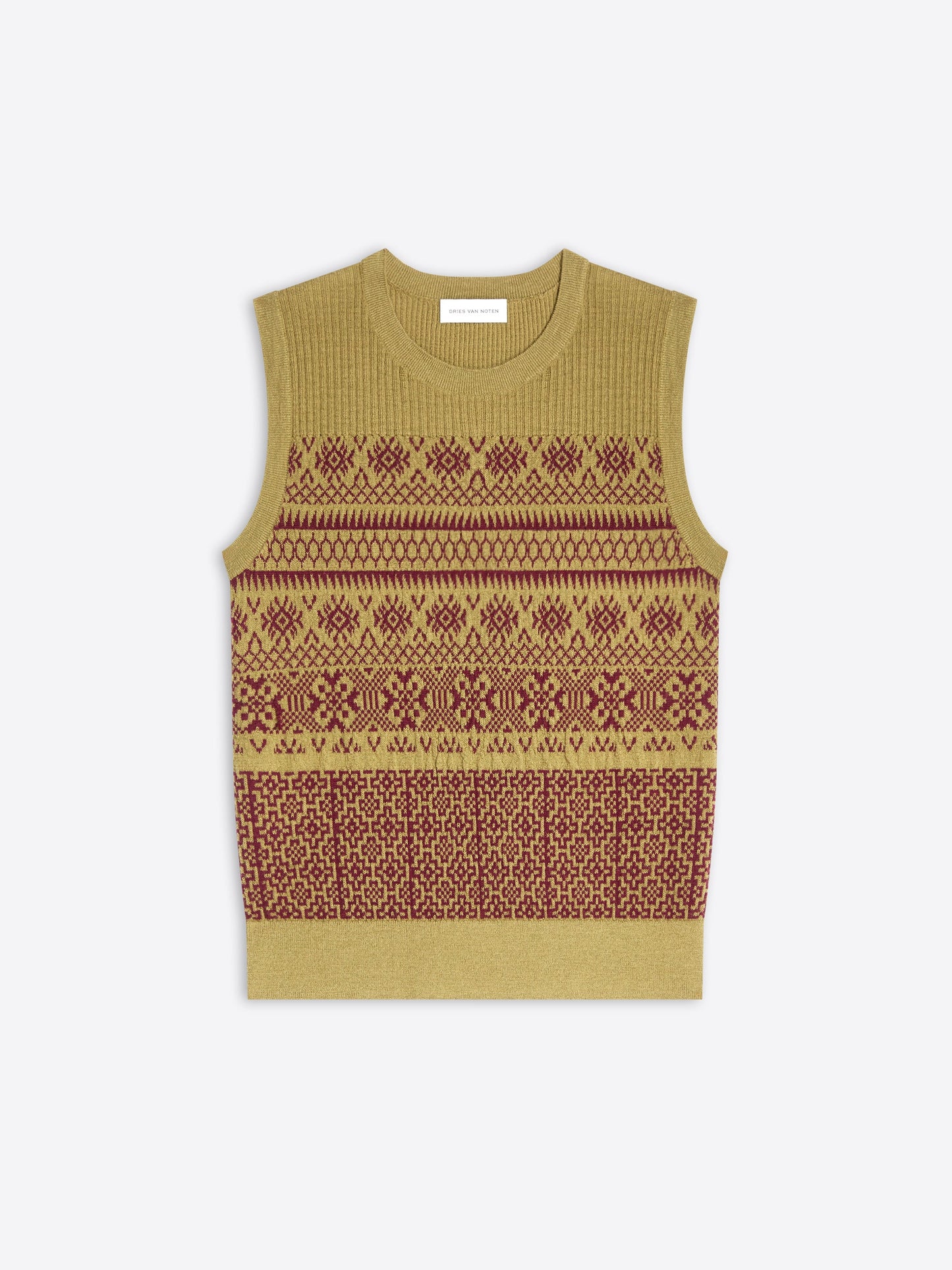 Jacquard Wool Sweater