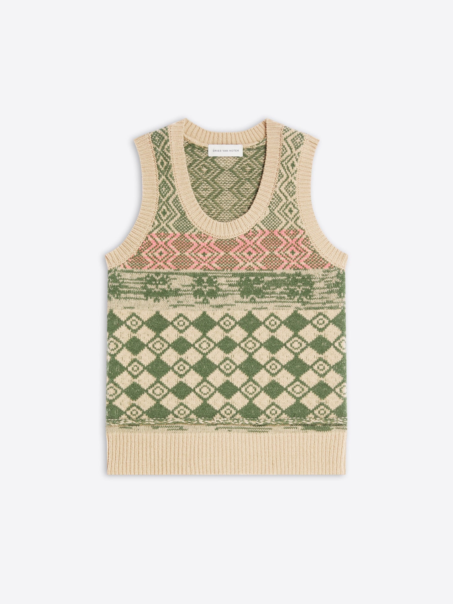 Jacquard Wool Sweater