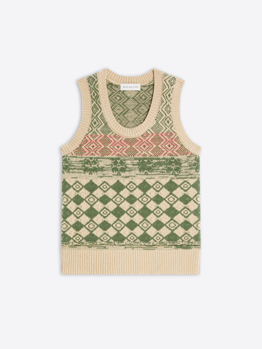 Jacquard Wool Sweater