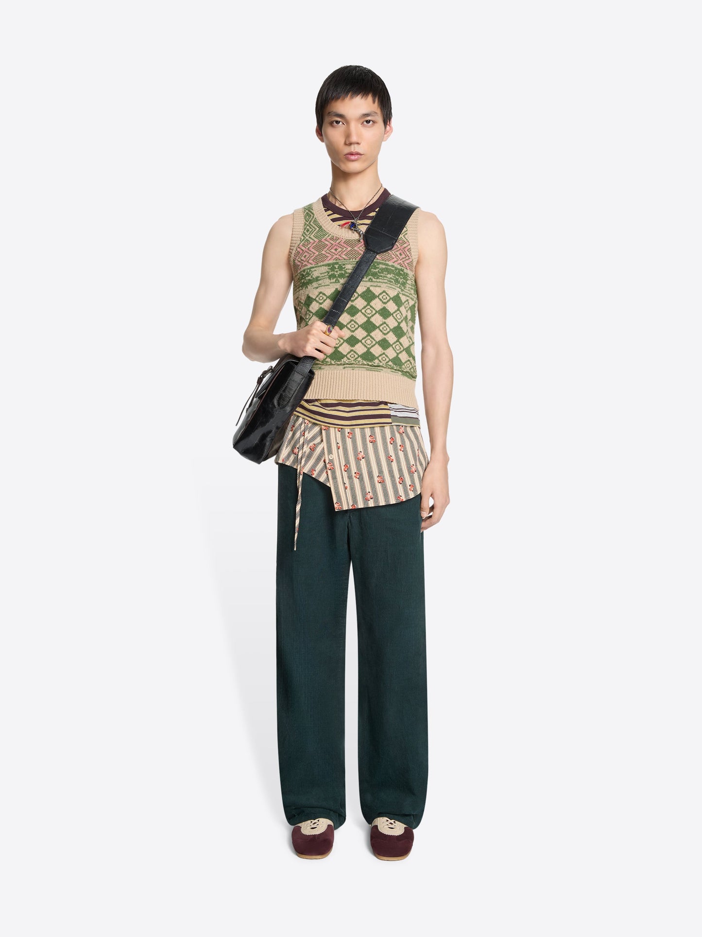Jacquard Wool Sweater