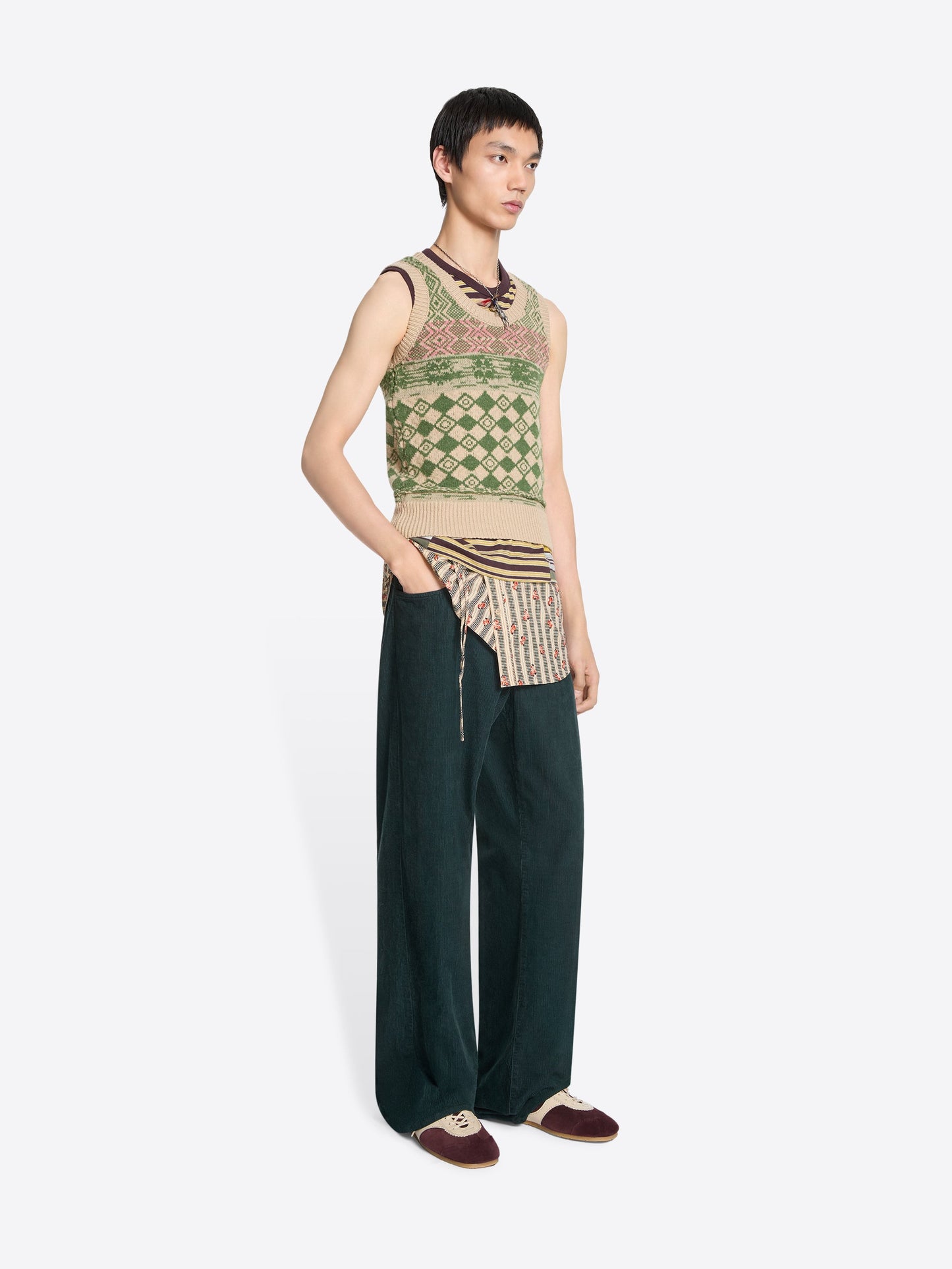Jacquard Wool Sweater
