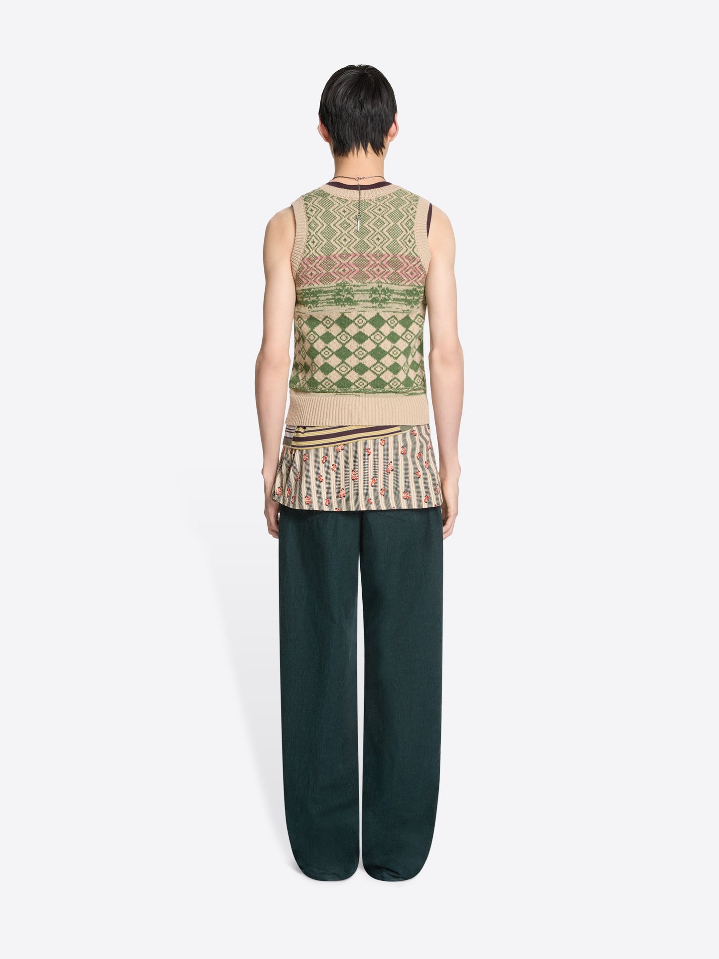 Jacquard Wool Sweater