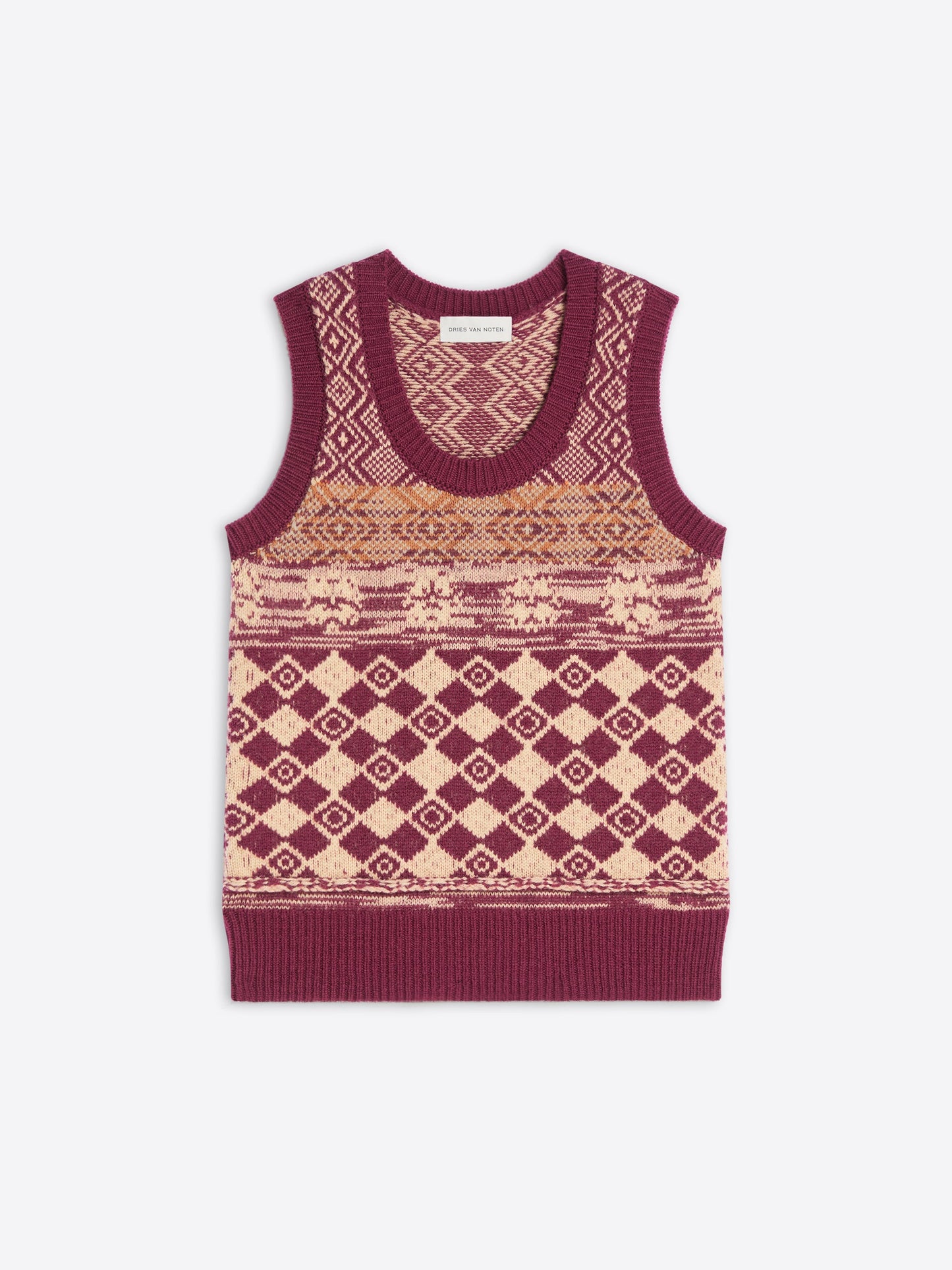 Jacquard Wool Sweater
