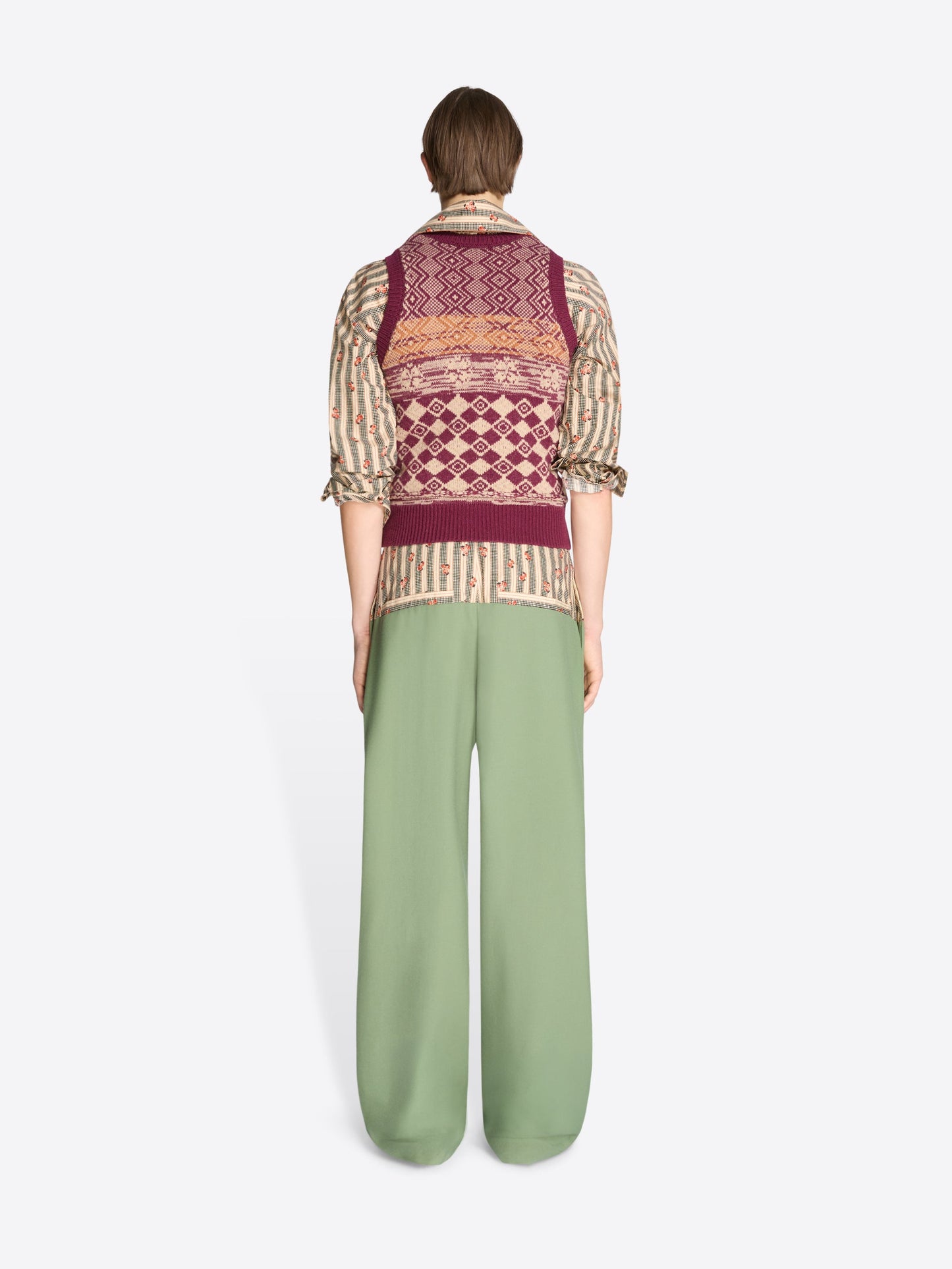 Jacquard Wool Sweater
