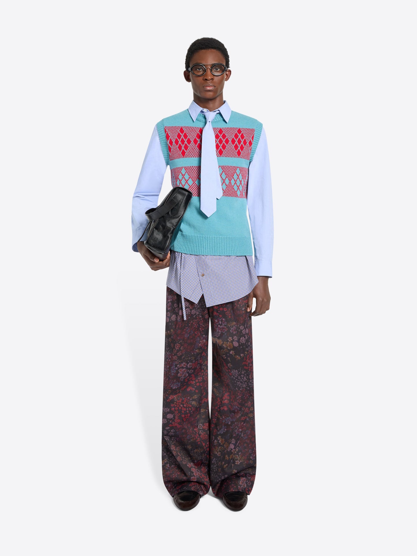 Jacquard Wool Sweater
