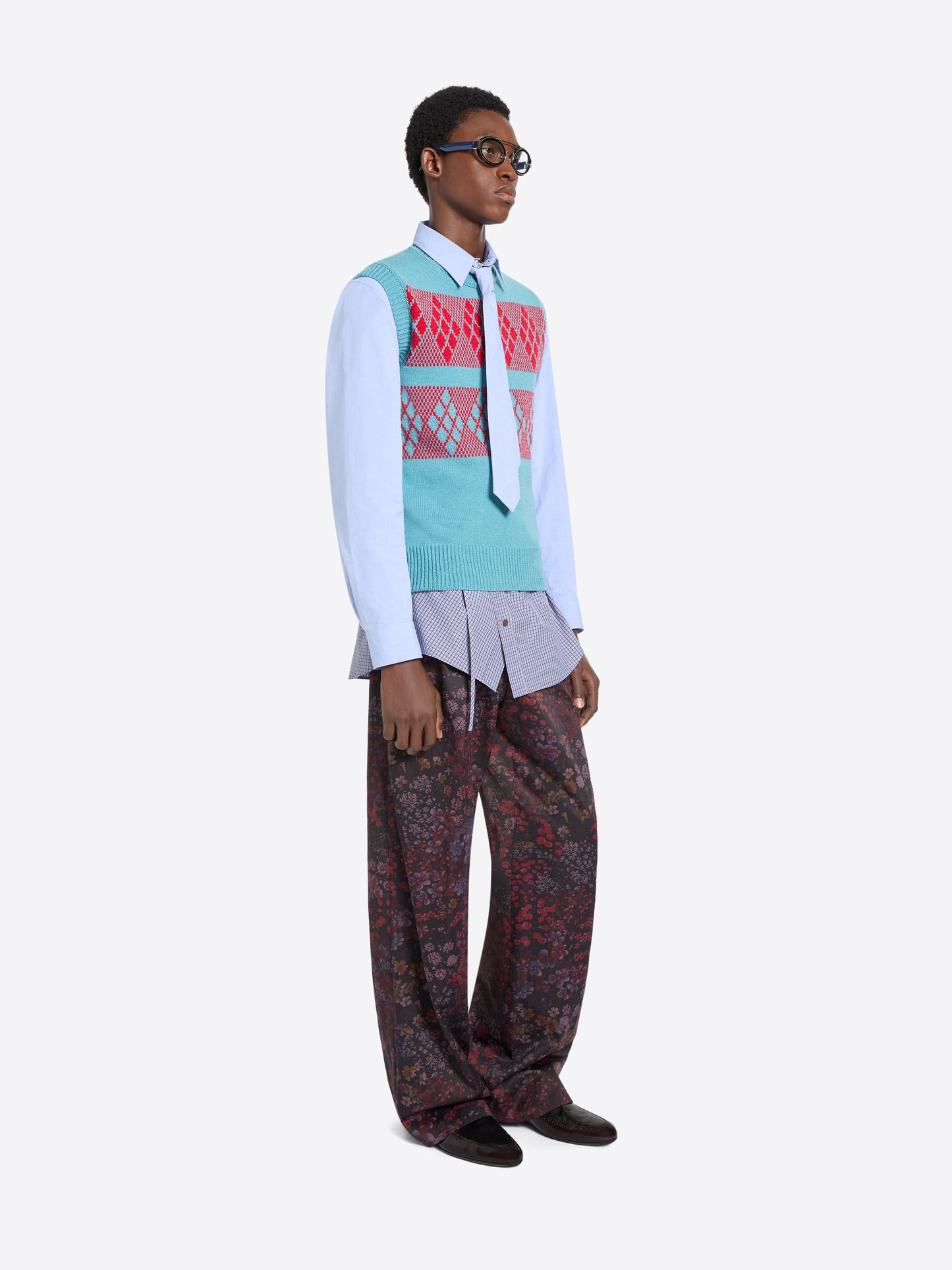 Jacquard Wool Sweater
