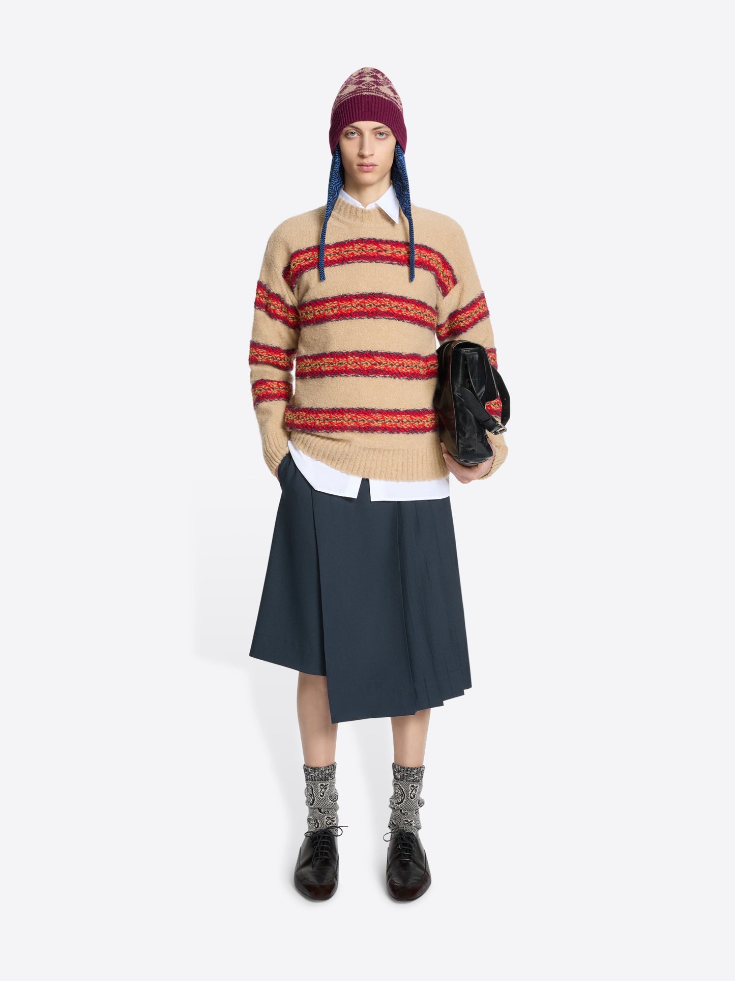 Jacquard Wool Sweater
