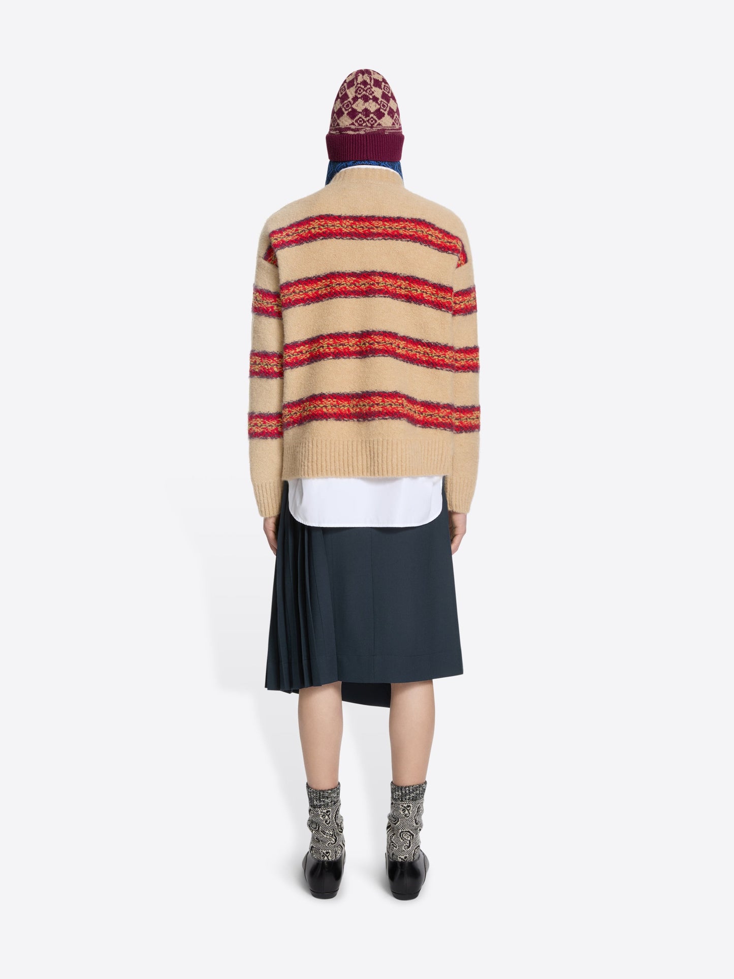 Jacquard Wool Sweater