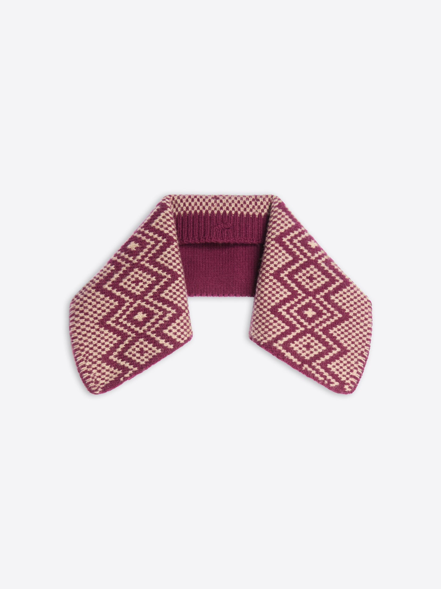 Jacquard Wool Collar