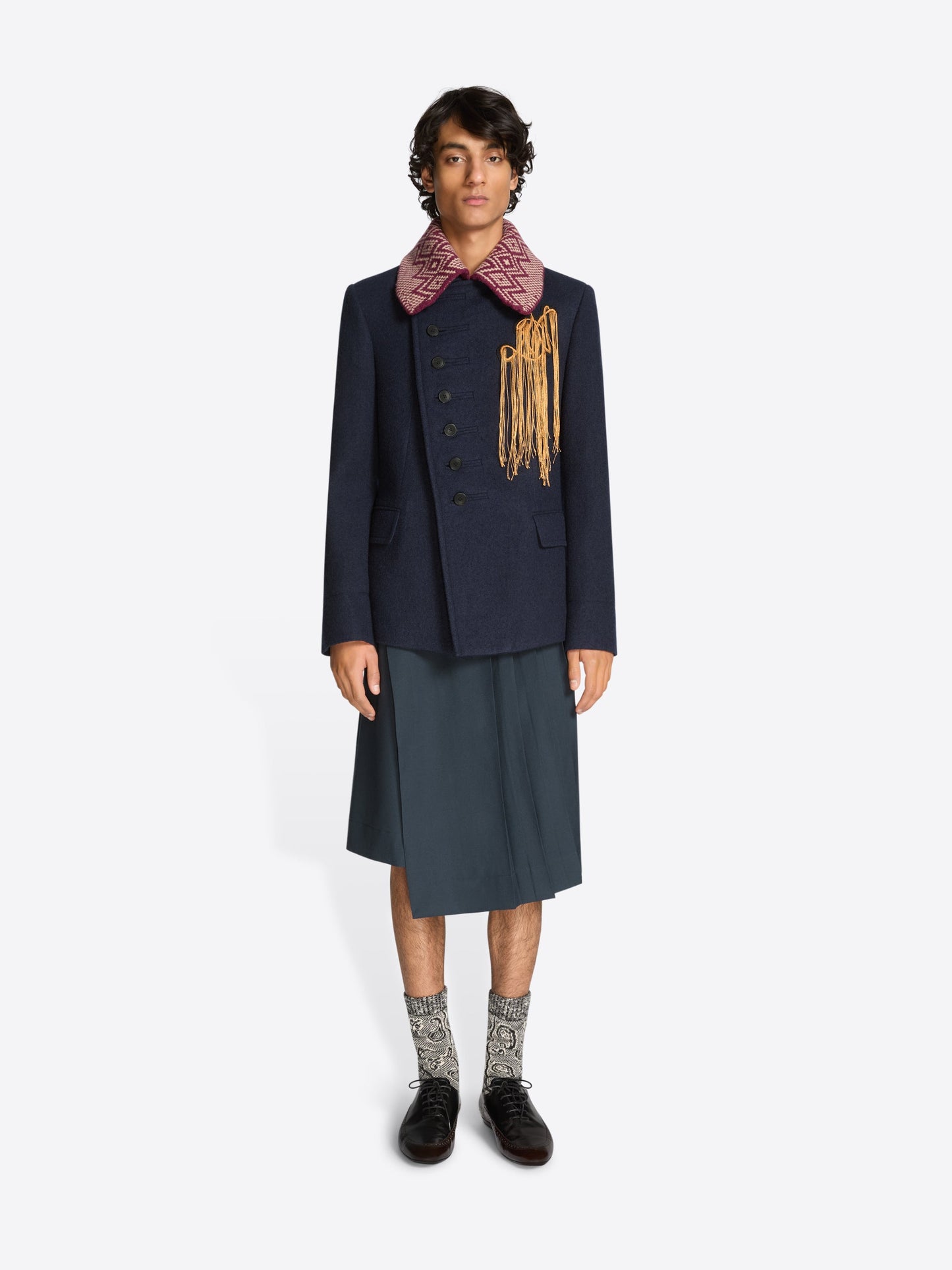 Jacquard Wool Collar