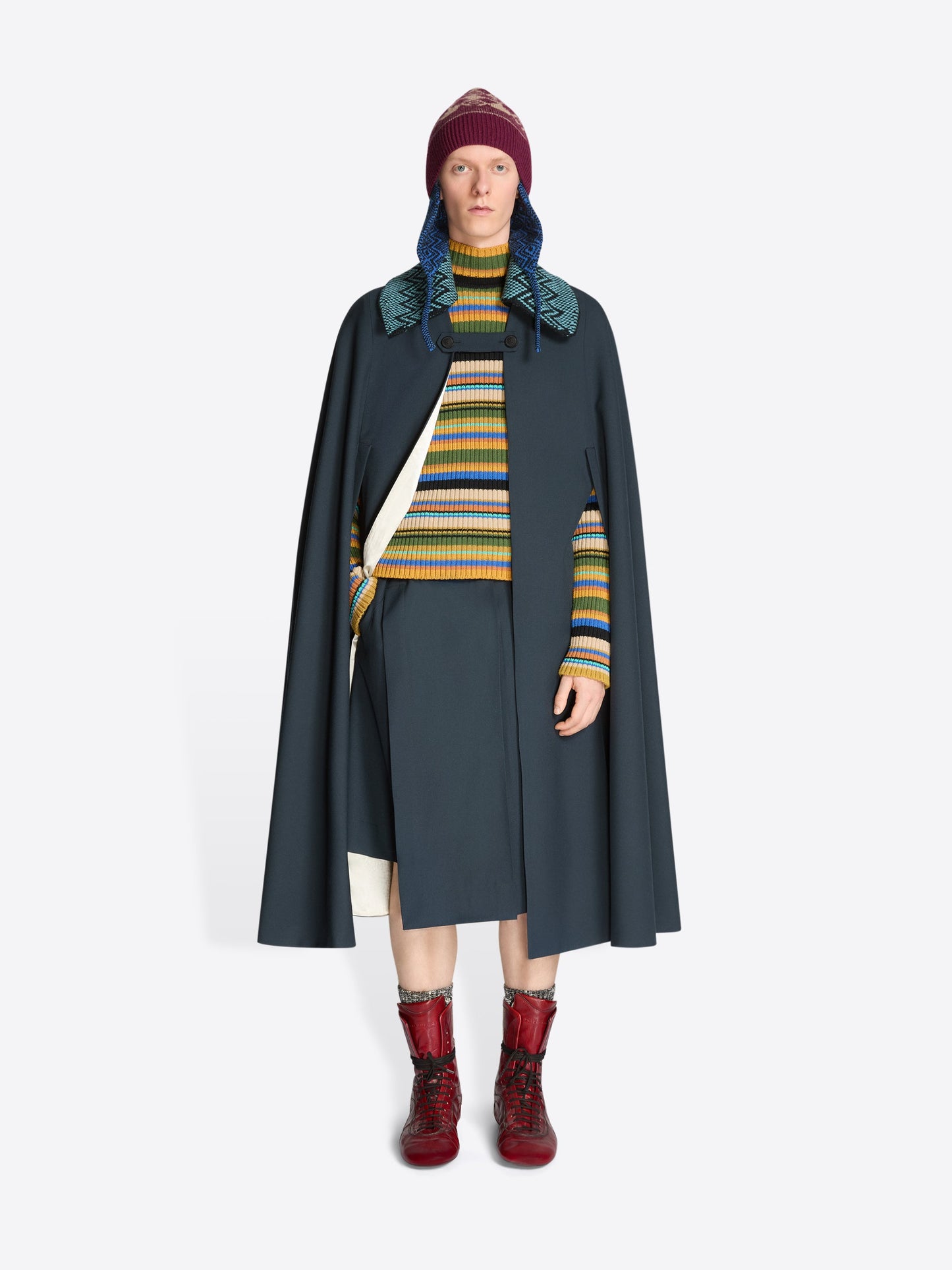 Jacquard Wool Collar
