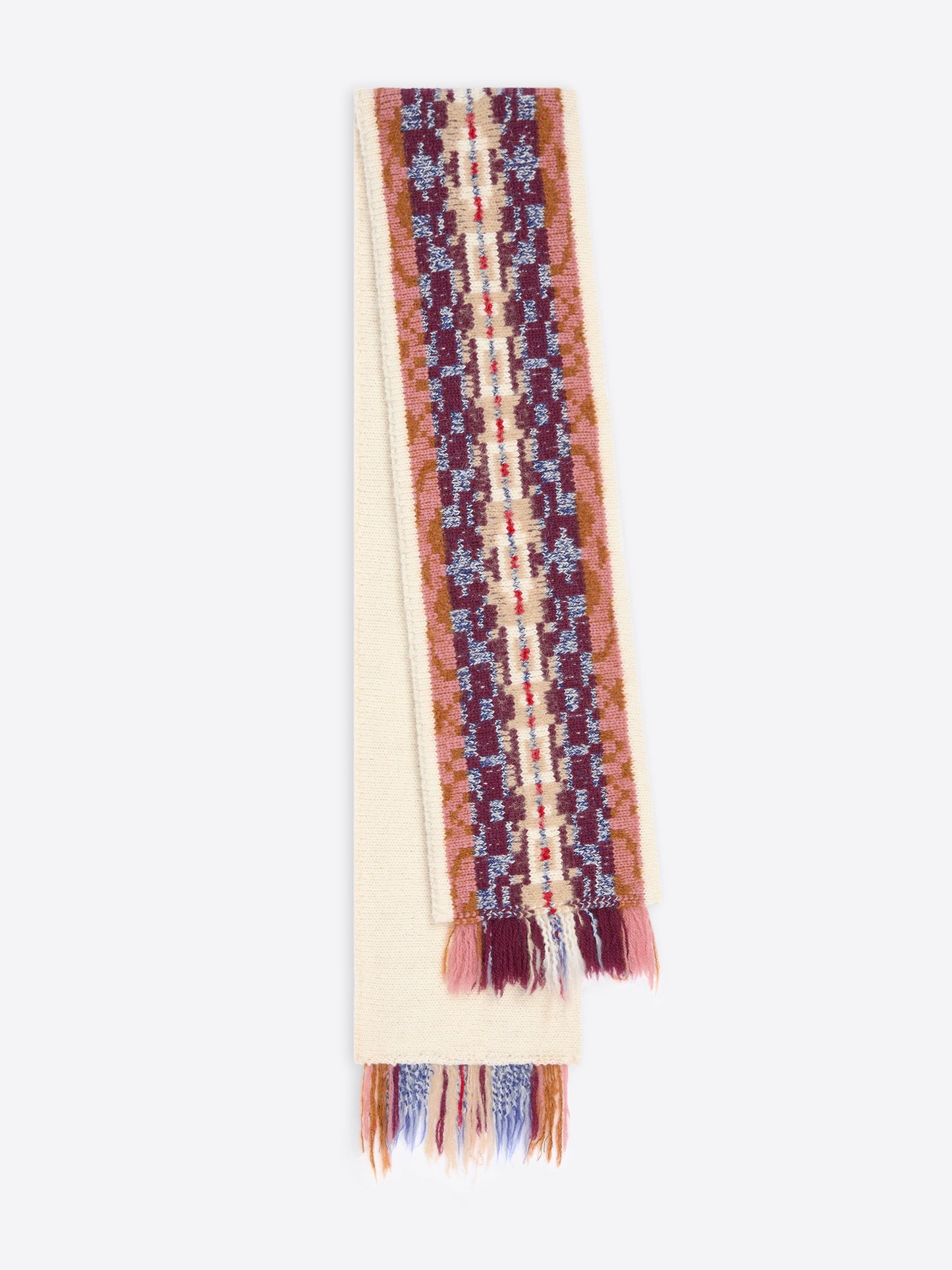Jacquard Wool Scarf