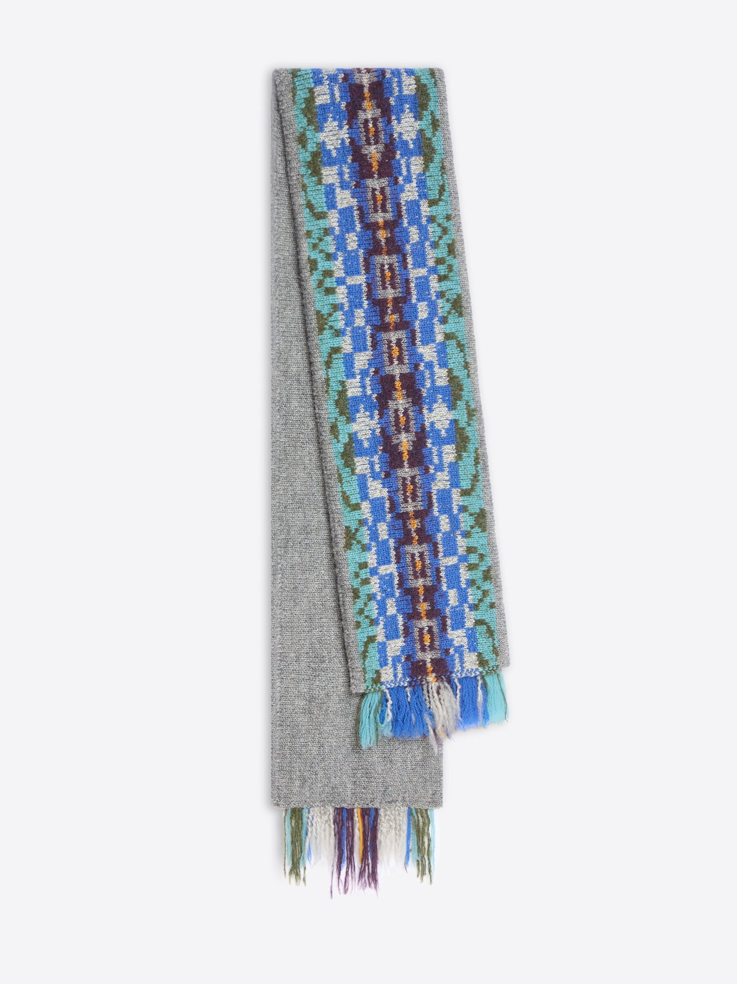 Jacquard Wool Scarf