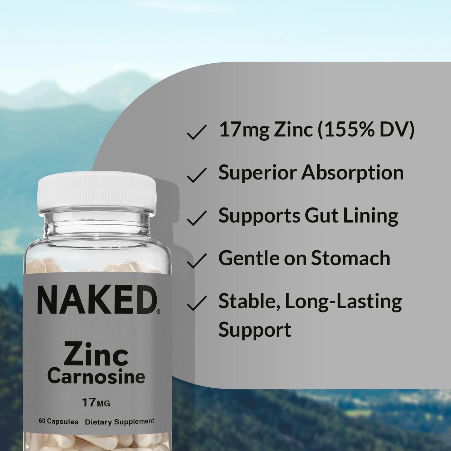 Daily Zinc Supplement - Zinc with a Simple, Straightforward Formula