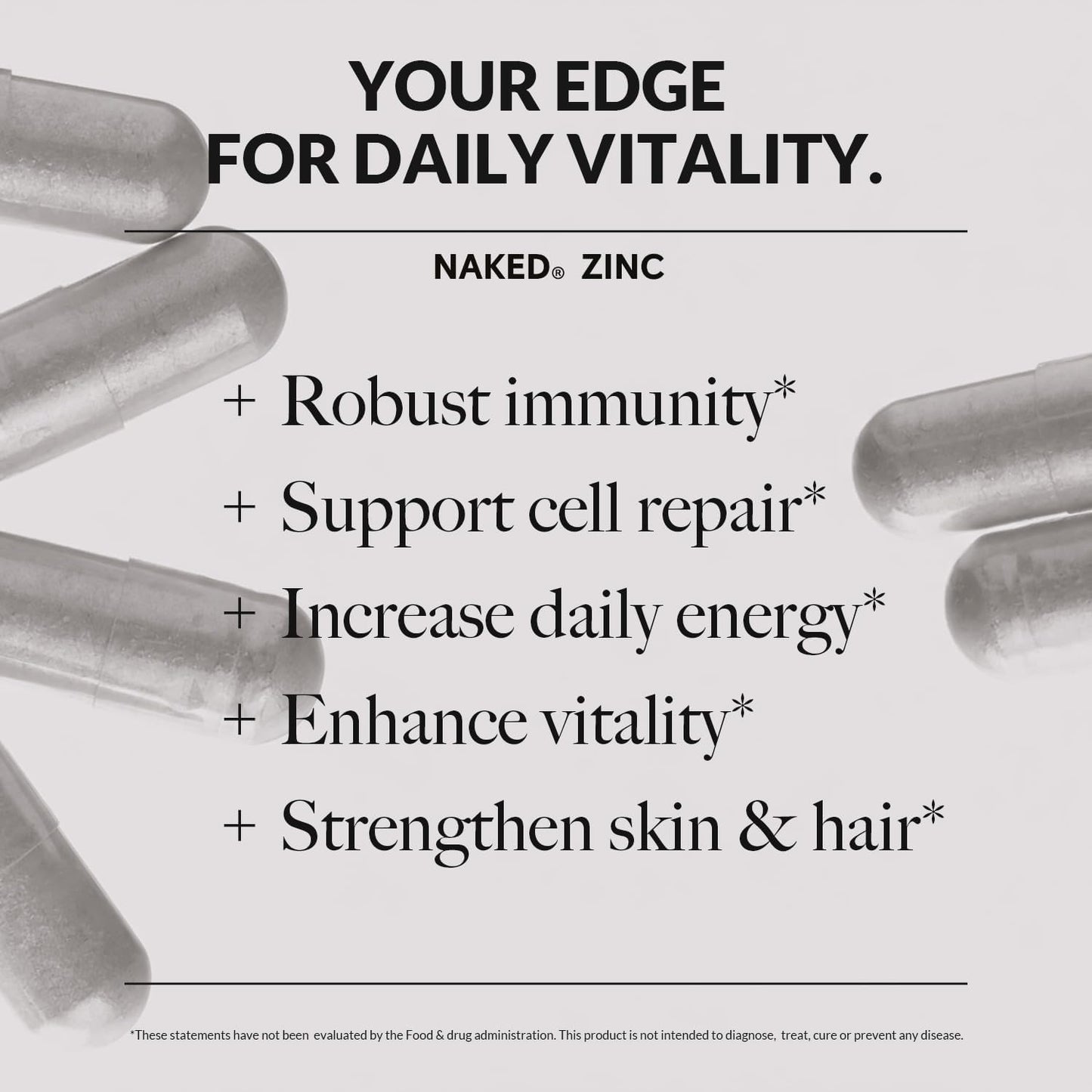 Daily Zinc Supplement - Zinc with a Simple, Straightforward Formula