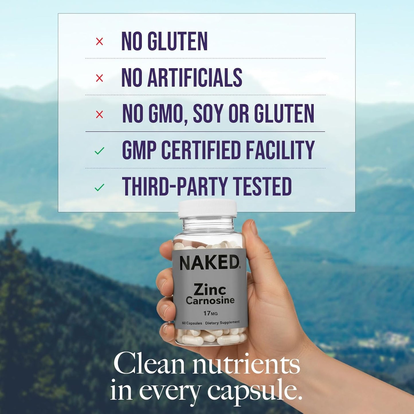 Daily Zinc Supplement - Zinc with a Simple, Straightforward Formula
