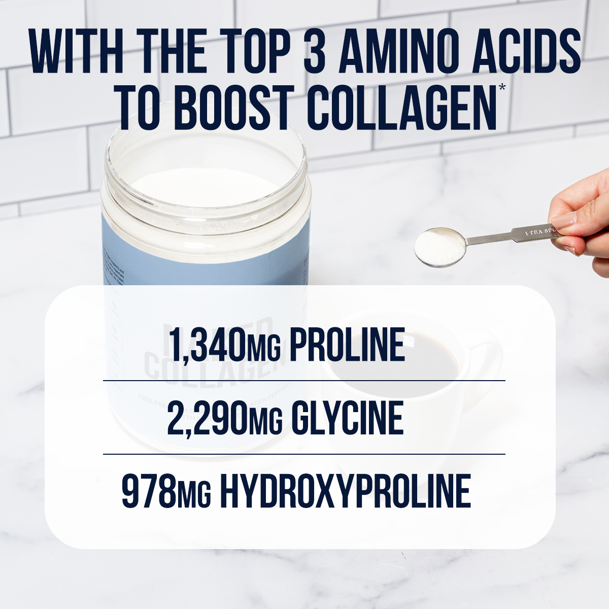 Collagen Peptides Packets - Stick Packs for Convenient Collagen Drinks and Recipes