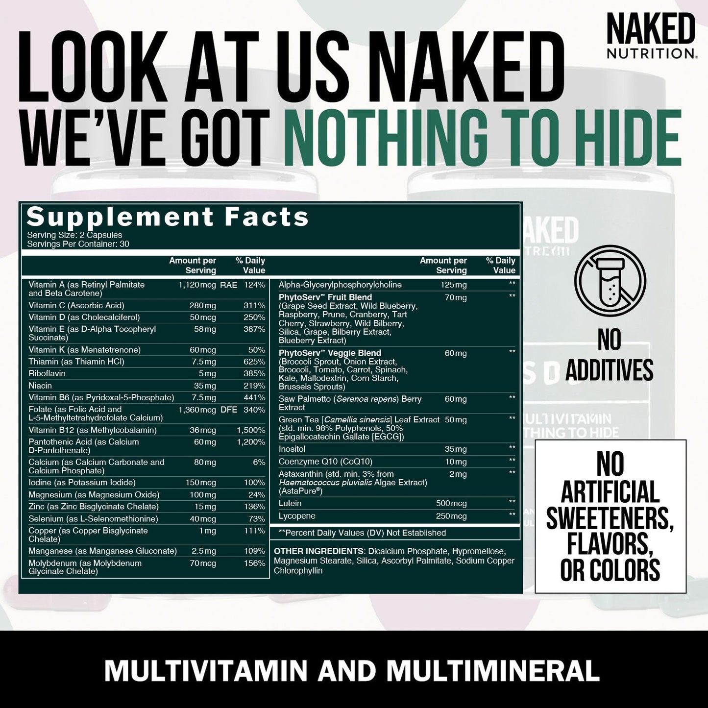 Multivitamin for Men - Men's with a Simple, Straightforward Formula