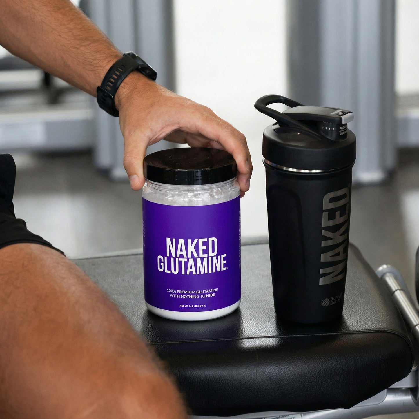 Glutamine Powder - 1.1LB for Straightforward Workout Nutrition