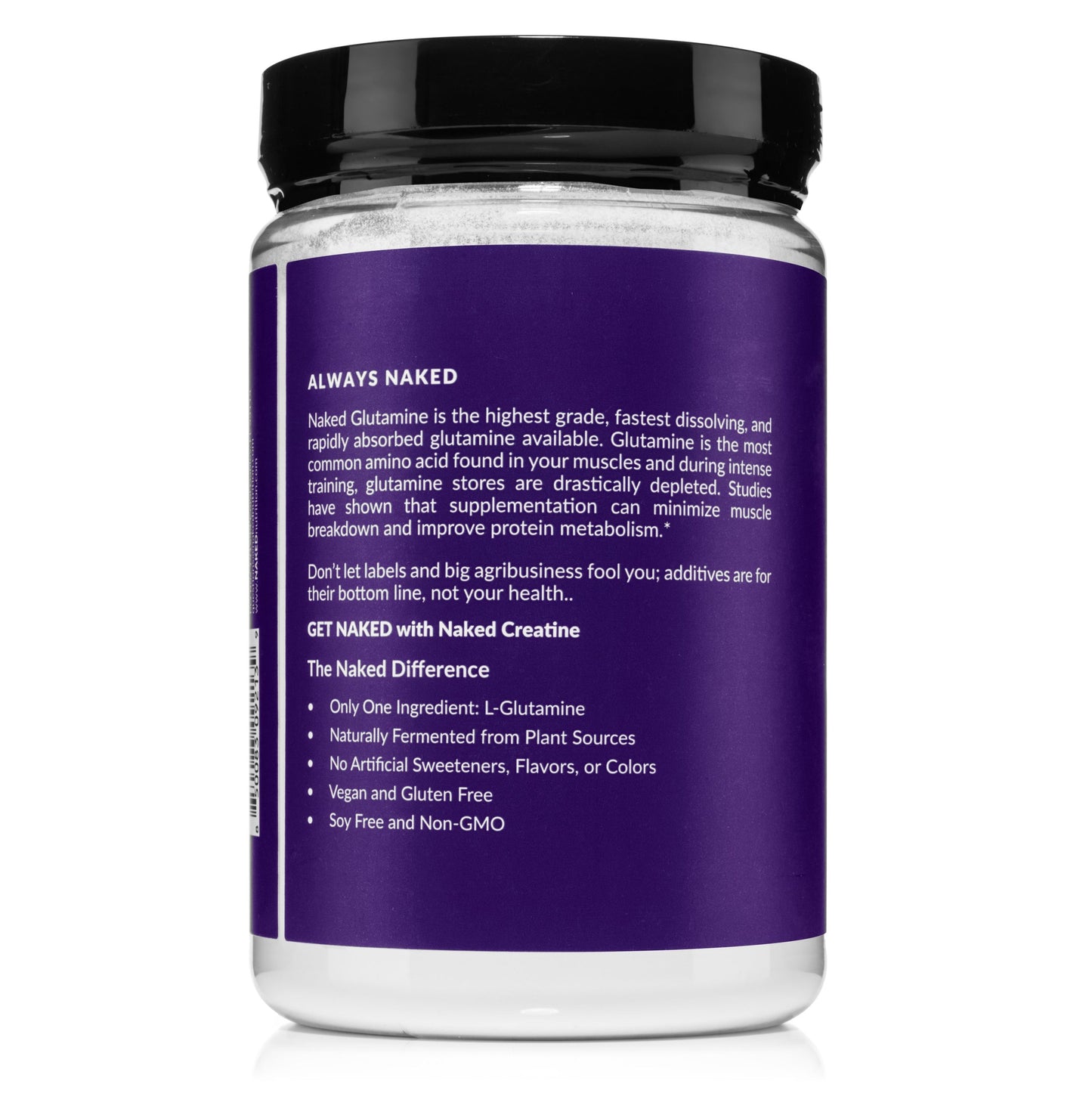 Glutamine Powder - 1.1LB for Straightforward Workout Nutrition