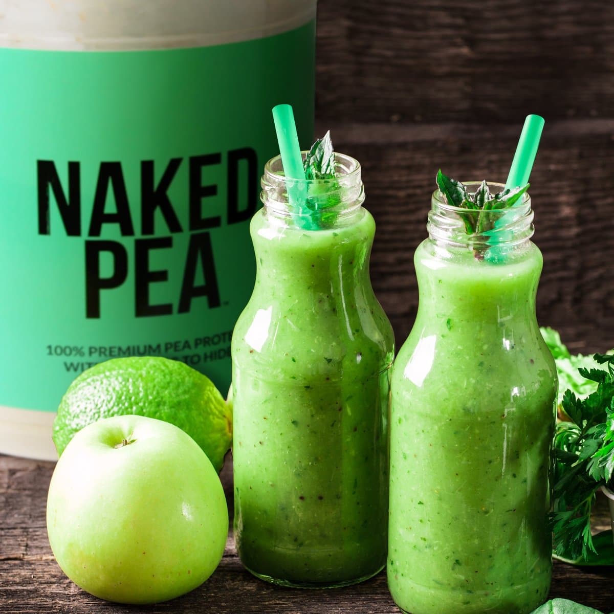 Vanilla Pea Protein Powder - Vanilla - Standard Size for Simple Daily Protein Routines