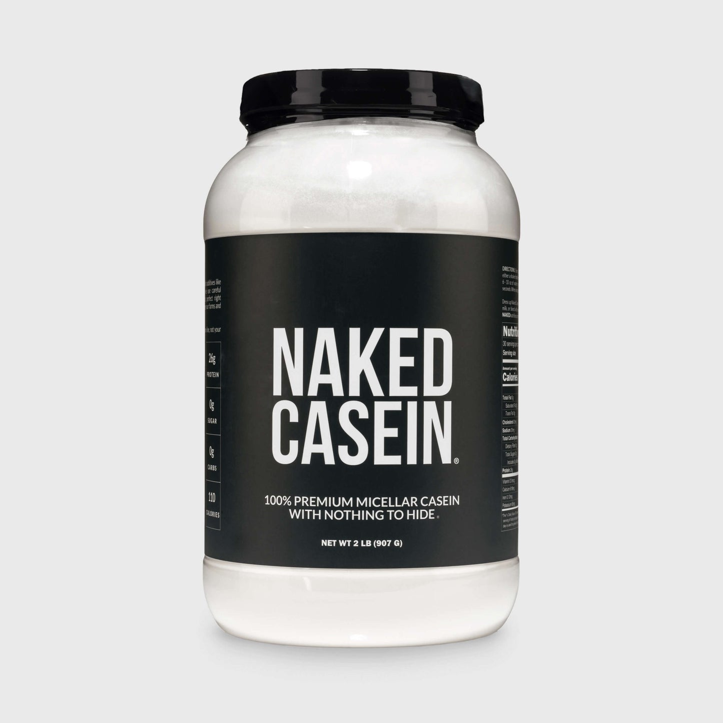 Micellar Casein Protein Powder - Unflavored - Standard Size for Simple Daily Protein Routines