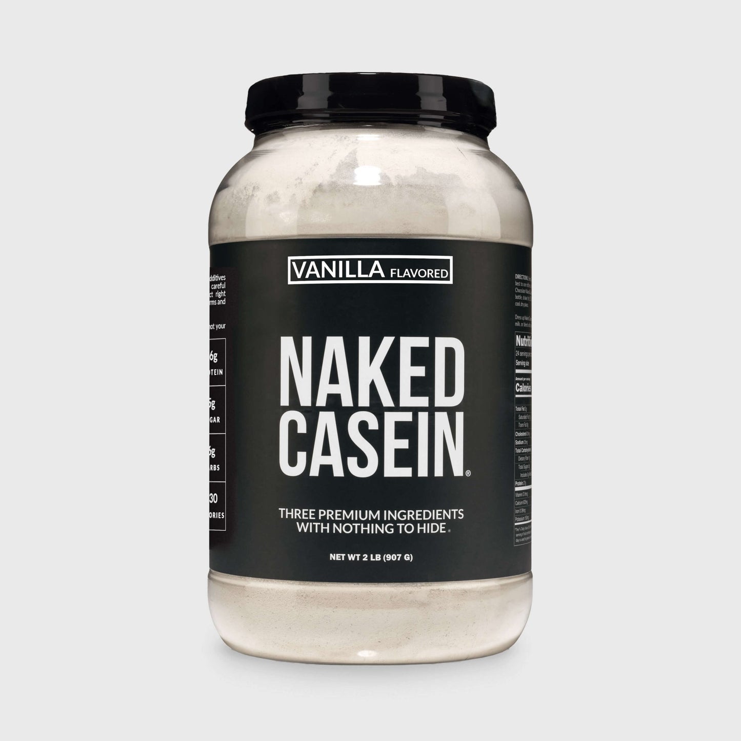 Vanilla Casein Protein Powder - Vanilla - Standard Size for Simple Daily Protein Routines