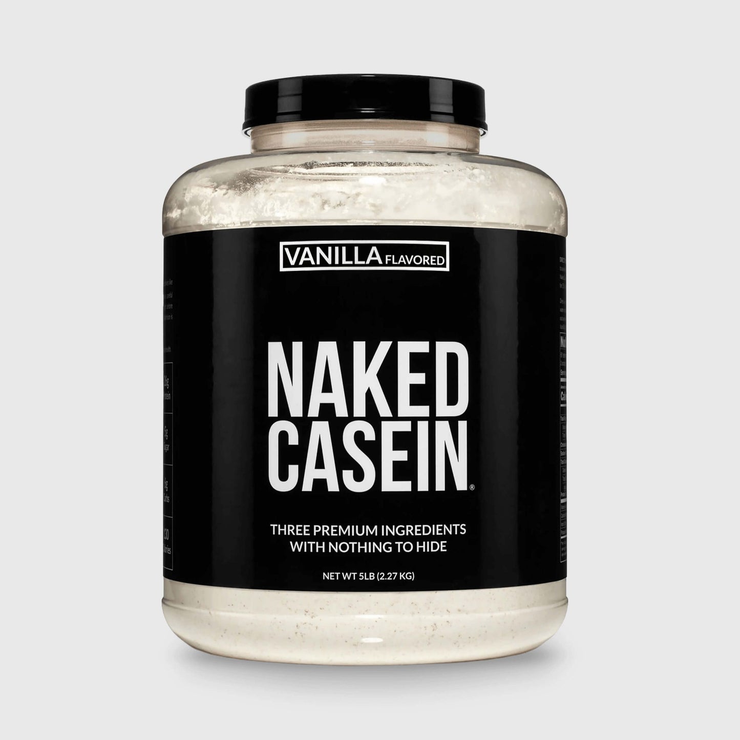 Vanilla Casein Protein Powder - Vanilla - Value Size for Simple Daily Protein Routines