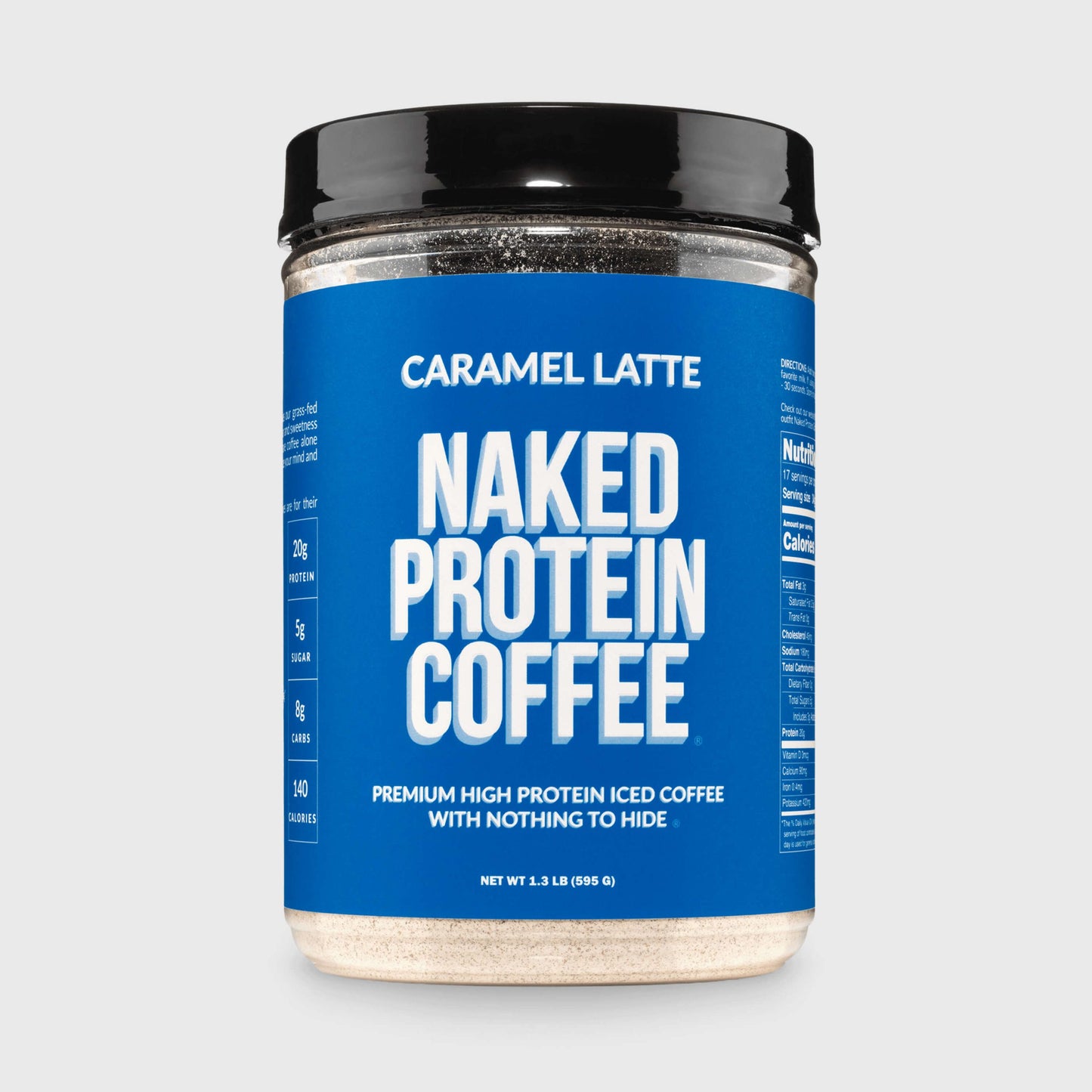 Caramel Latte Protein Iced Coffee - Caramel Latte for Simple Coffee and Protein Mixing