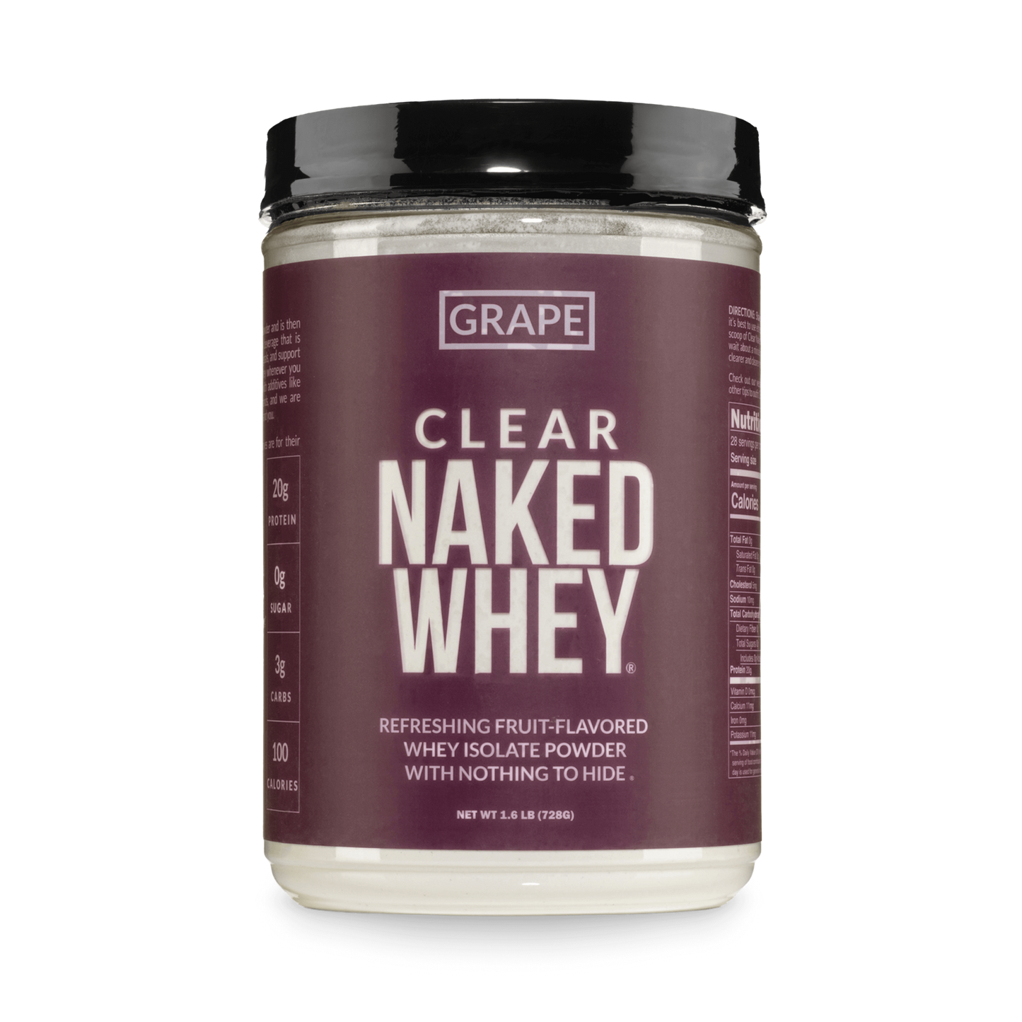 Grape Whey Protein Isolate - Grape with a Straightforward, Versatile Formula