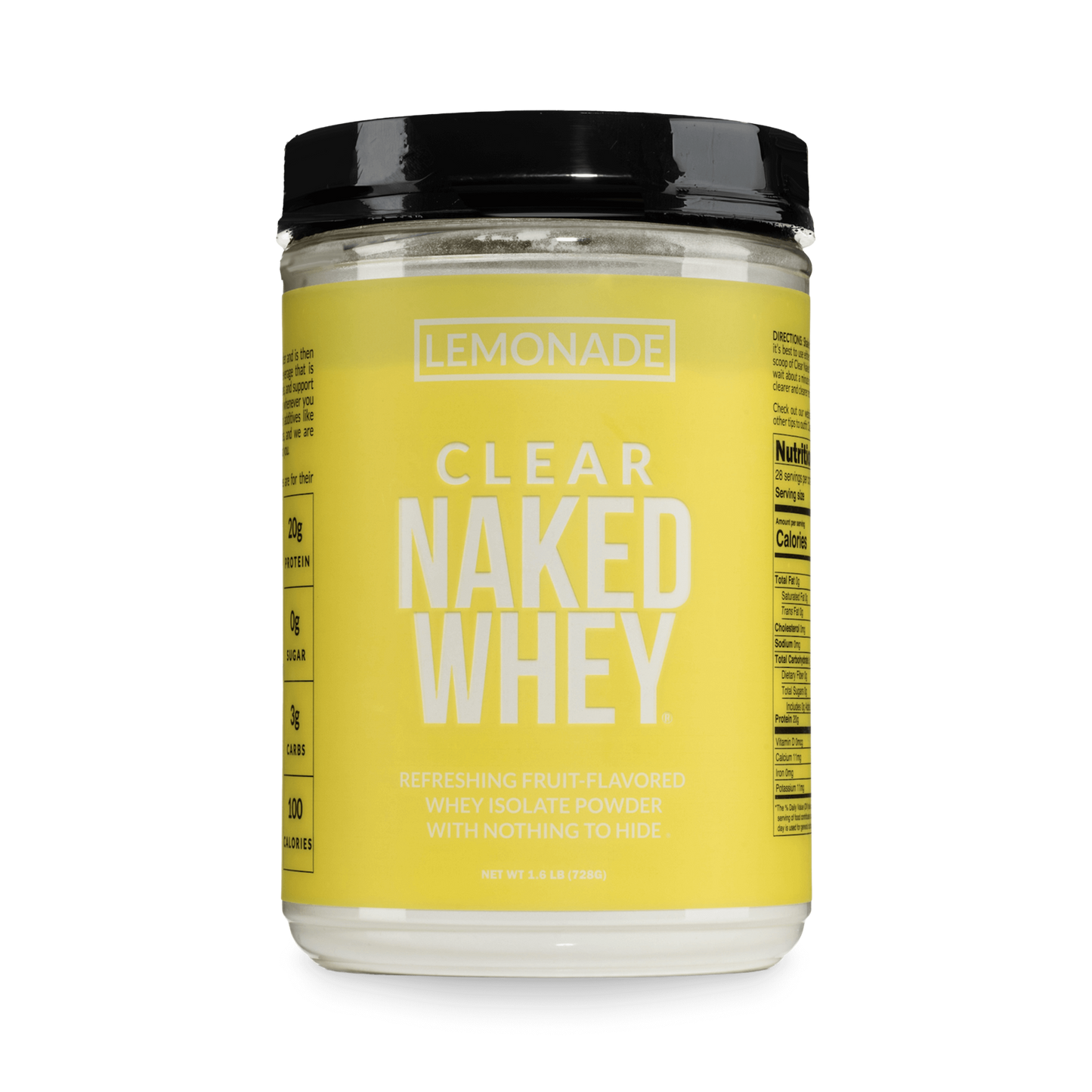 Lemonade Whey Protein Isolate - Lemonade with a Straightforward, Versatile Formula
