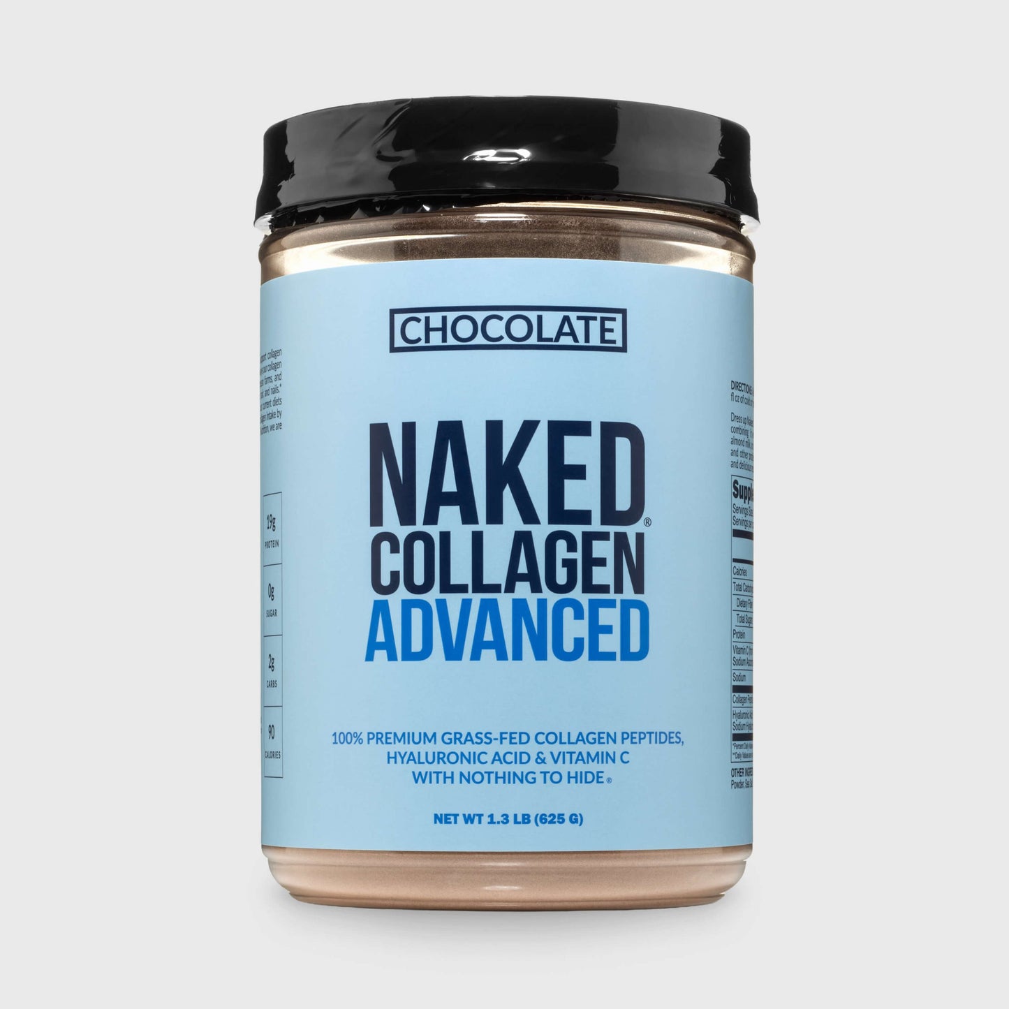 Chocolate Collagen Peptides with Hyaluronic Acid - Chocolate Advanced Collagen Peptides with a Versatile Format