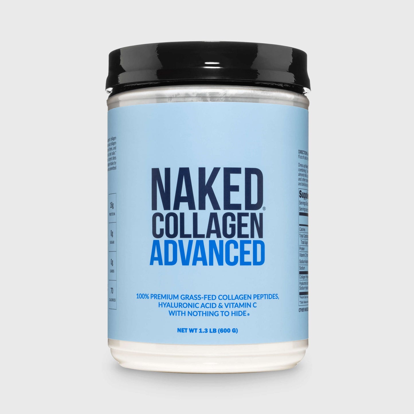 Collagen Peptides with Hyaluronic Acid - Advanced Collagen Peptides for Convenient Collagen Drinks and Recipes