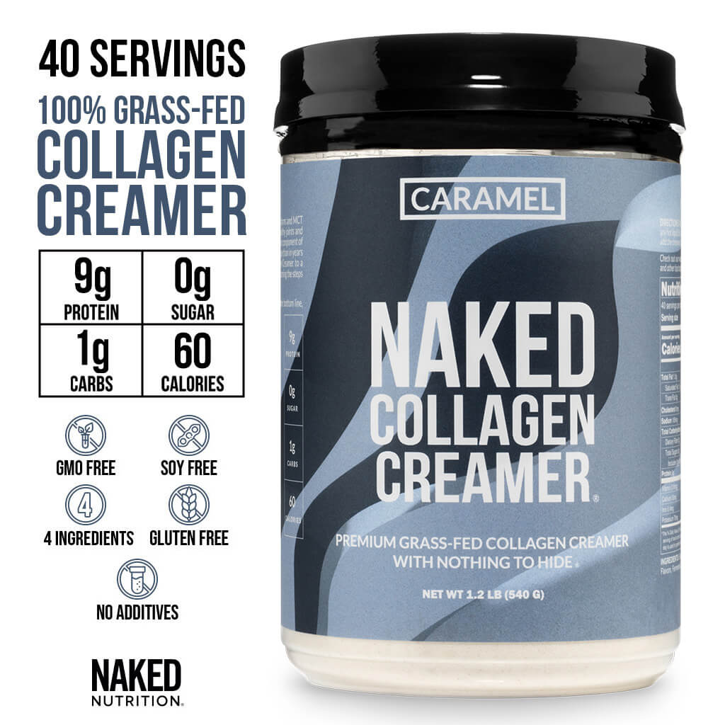 Caramel Coffee Creamer - Caramel Collagen Creamer for Simple Coffee and Protein Mixing