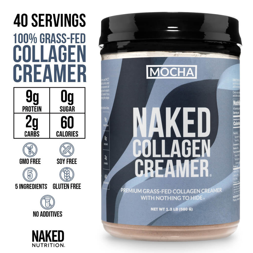 Mocha Coffee Creamer - Mocha Collagen Creamer for Simple Coffee and Protein Mixing
