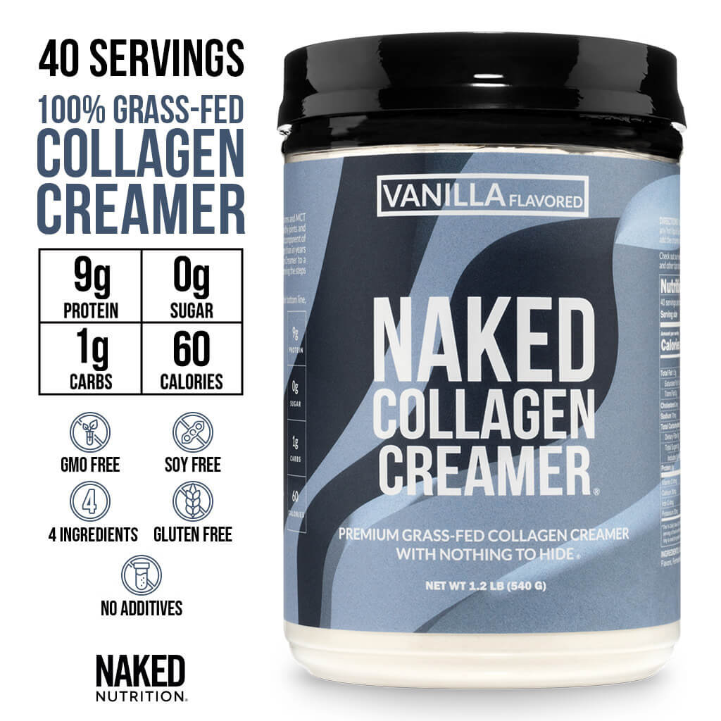 Vanilla Collagen Creamer - Vanilla Collagen Creamer for Simple Coffee and Protein Mixing