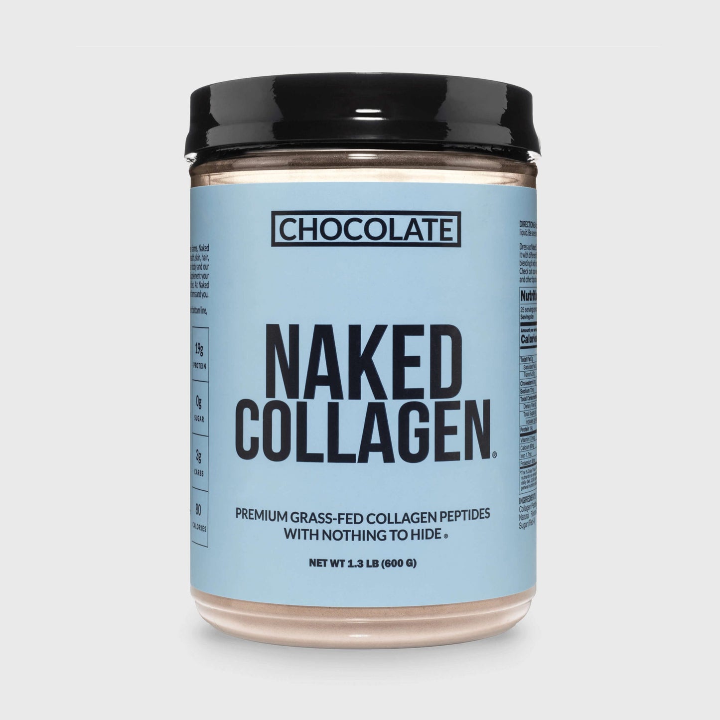 Chocolate Collagen Peptides Powder - Chocolate Collagen Peptides for Convenient Collagen Drinks and Recipes