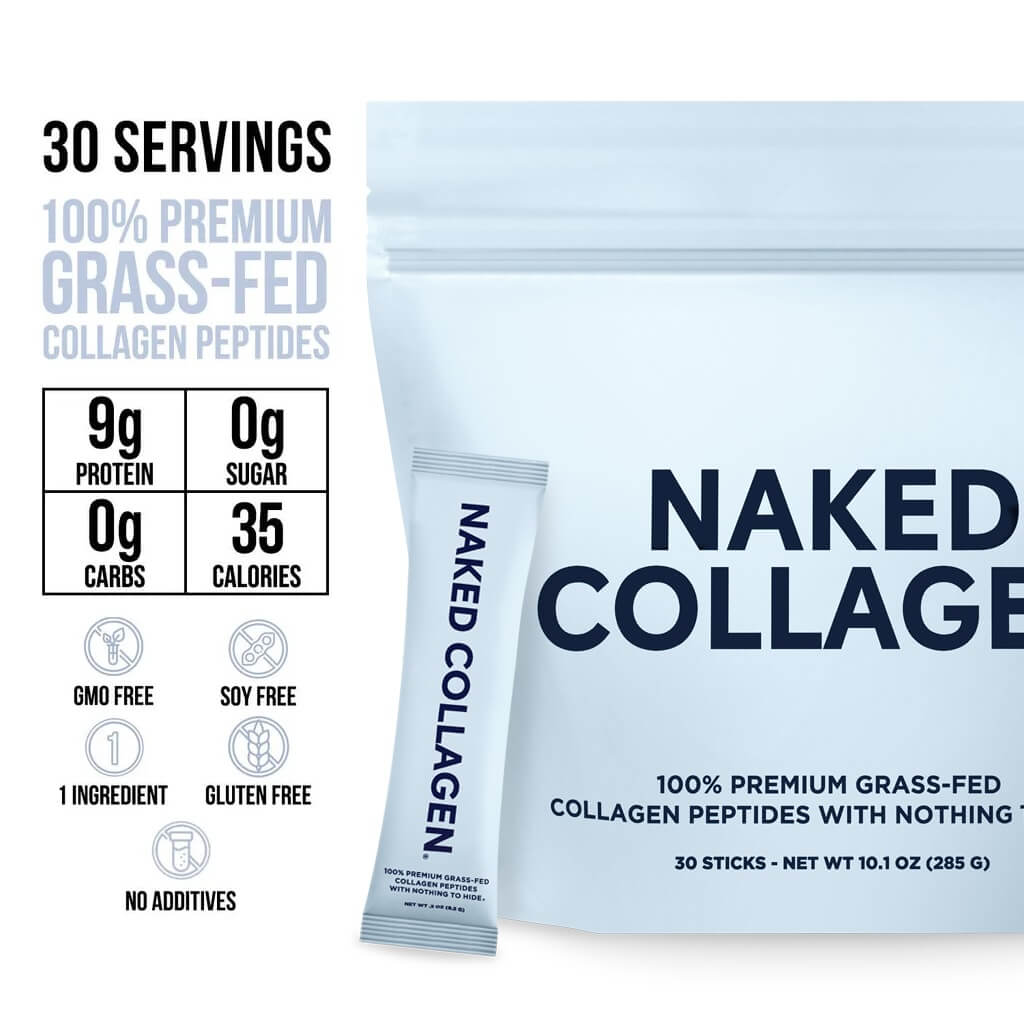 Collagen Peptides Packets - Stick Packs for Convenient Collagen Drinks and Recipes