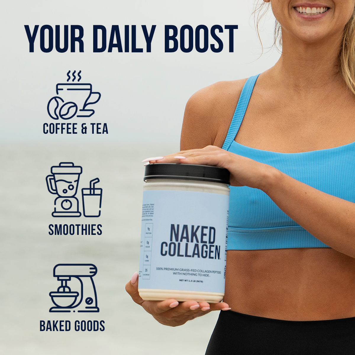 Collagen Peptides Packets - Stick Packs for Convenient Collagen Drinks and Recipes