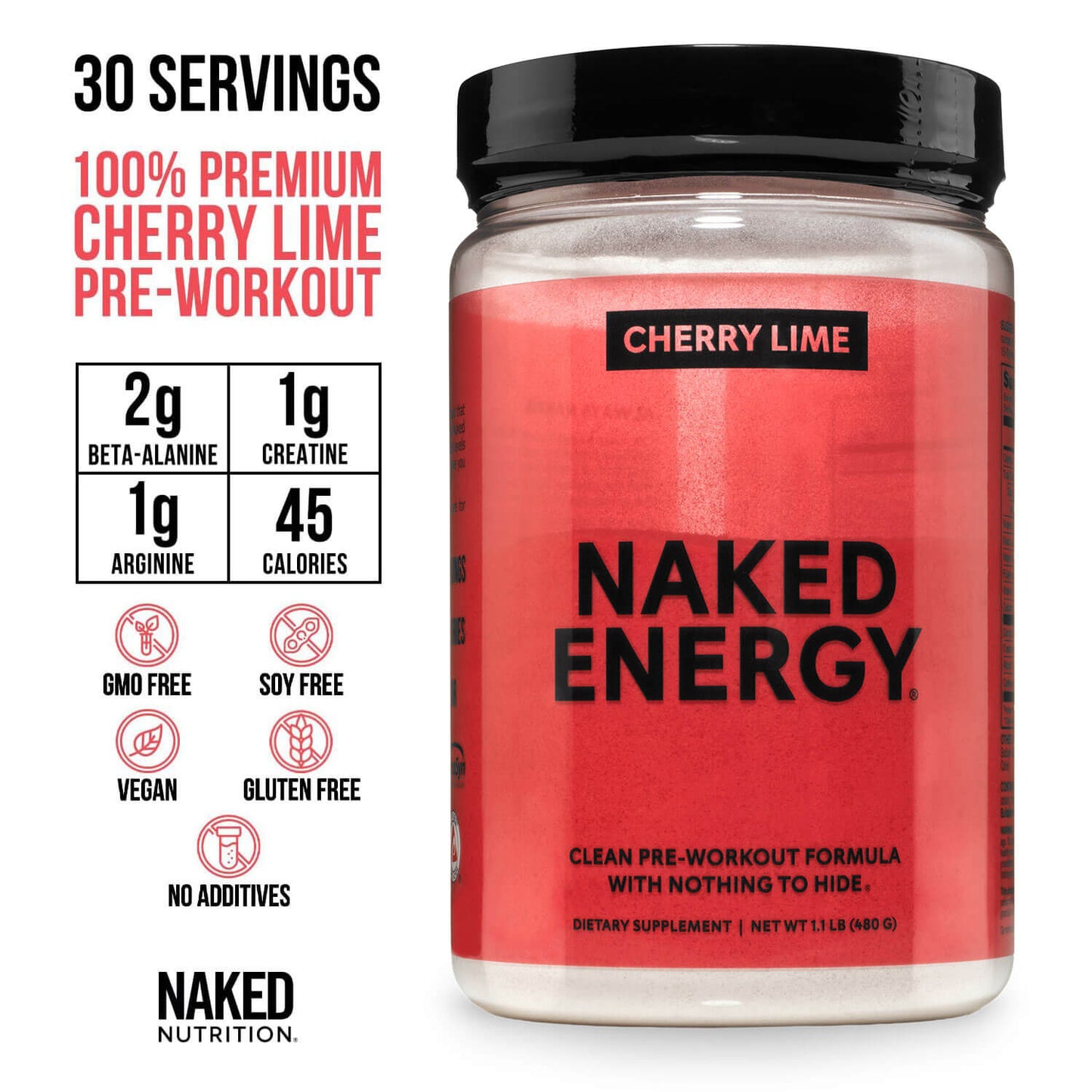 Cherry Lime Pre Workout Supplement - Cherry Lime for Straightforward Workout Nutrition