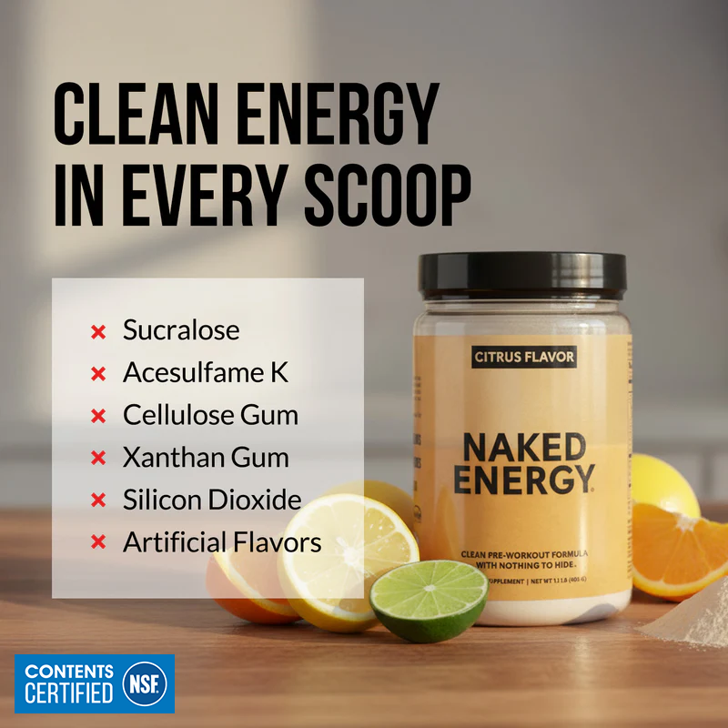 Citrus Pre Workout Supplement - Citrus for Straightforward Workout Nutrition