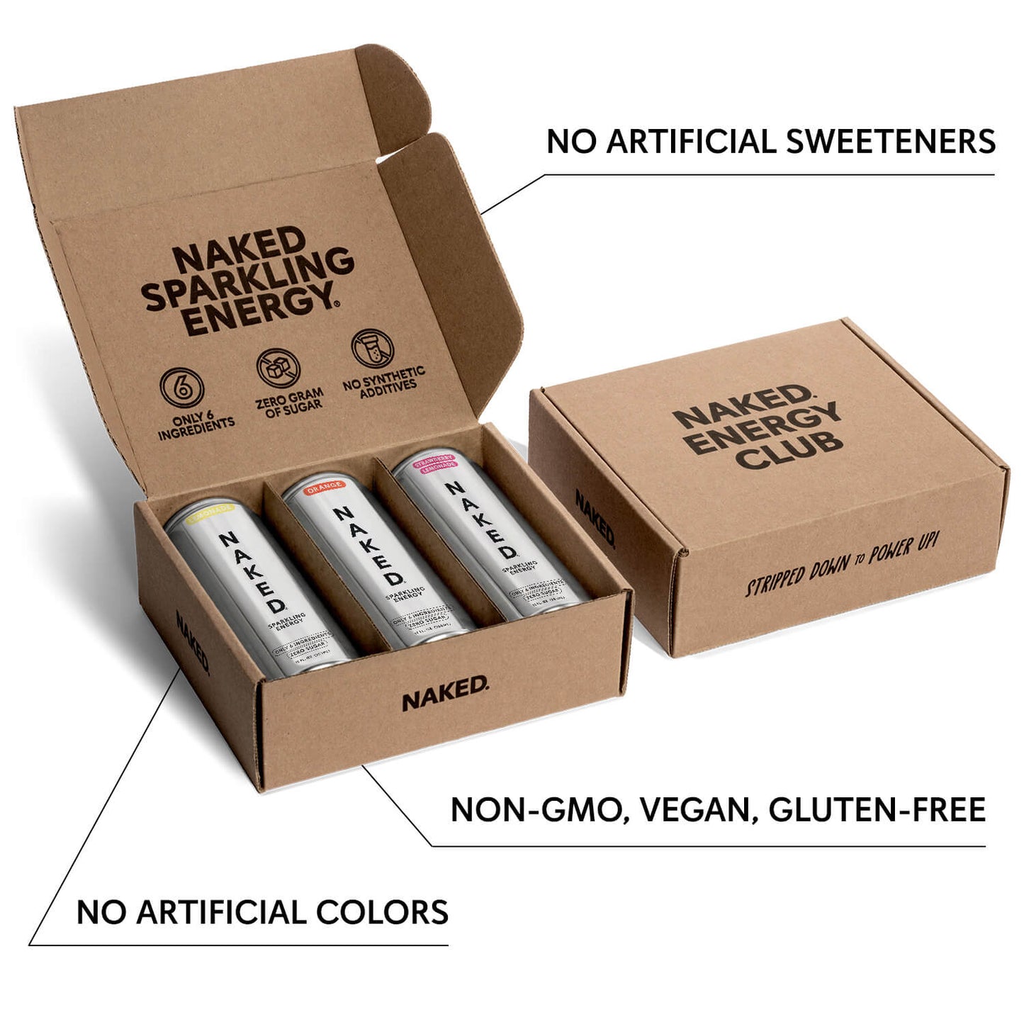 Sparkling Energy Sample Kits - Sample Pack for Simple Protein Drink Preparation