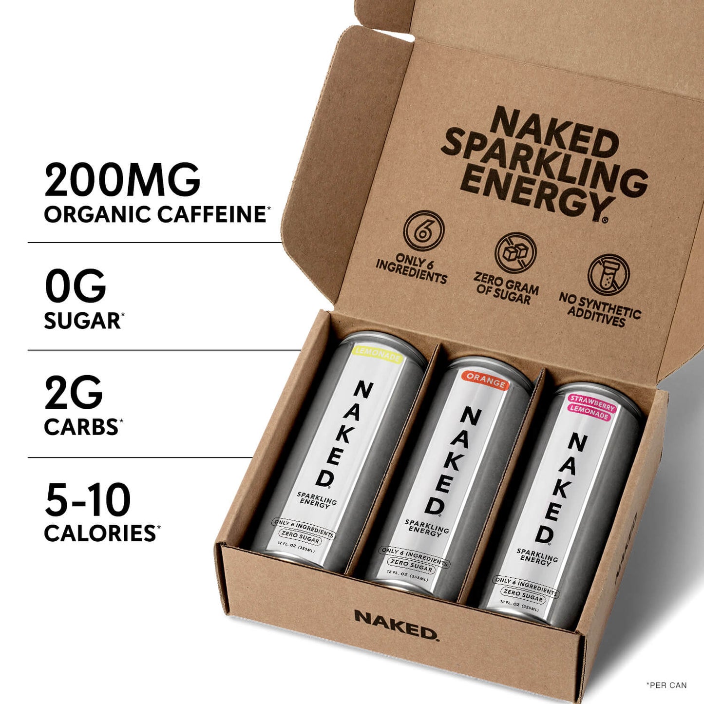 Sparkling Energy Sample Kits - Sample Pack for Simple Protein Drink Preparation