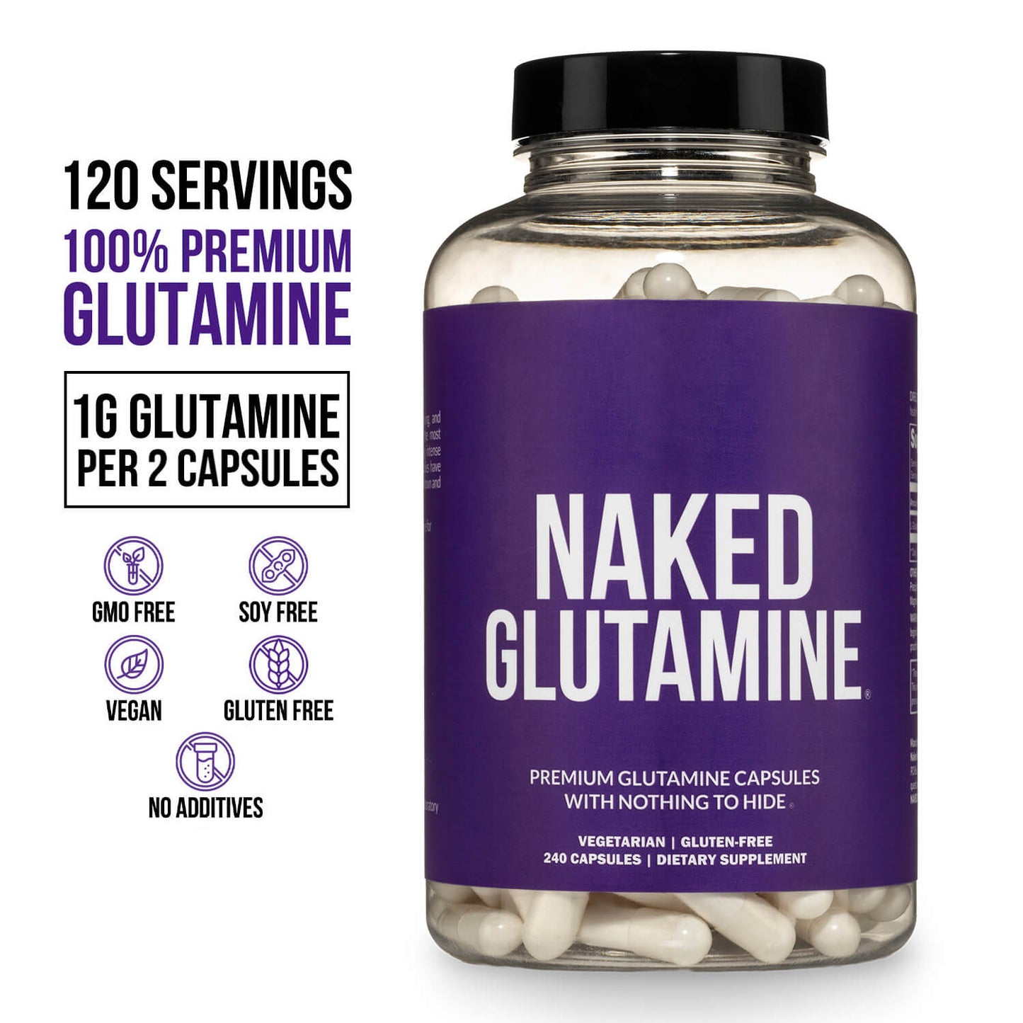 Glutamine Capsules - Capsules for Straightforward Workout Nutrition